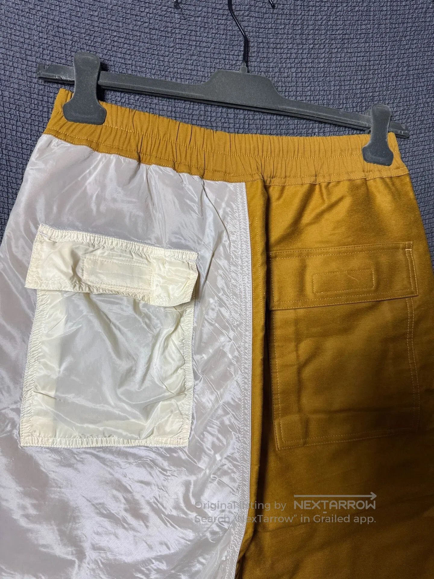 Rick Owens rick owens deconstructed shorts with yellow accents. Size US 26 / EU 42 - 3 Thumbnail