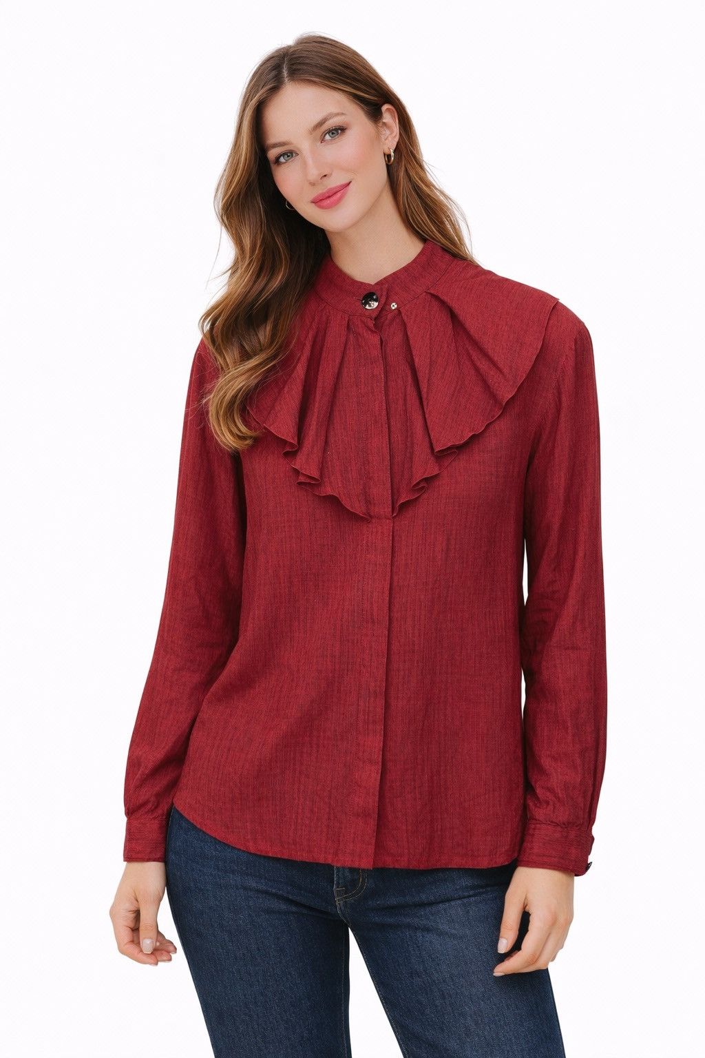 Christian Dior Monsieur Christian Dior Vintage Ruffle Blouse Archive Elegant Cut Size M / US 6-8 / IT 42-44 - 1 Thumbnail