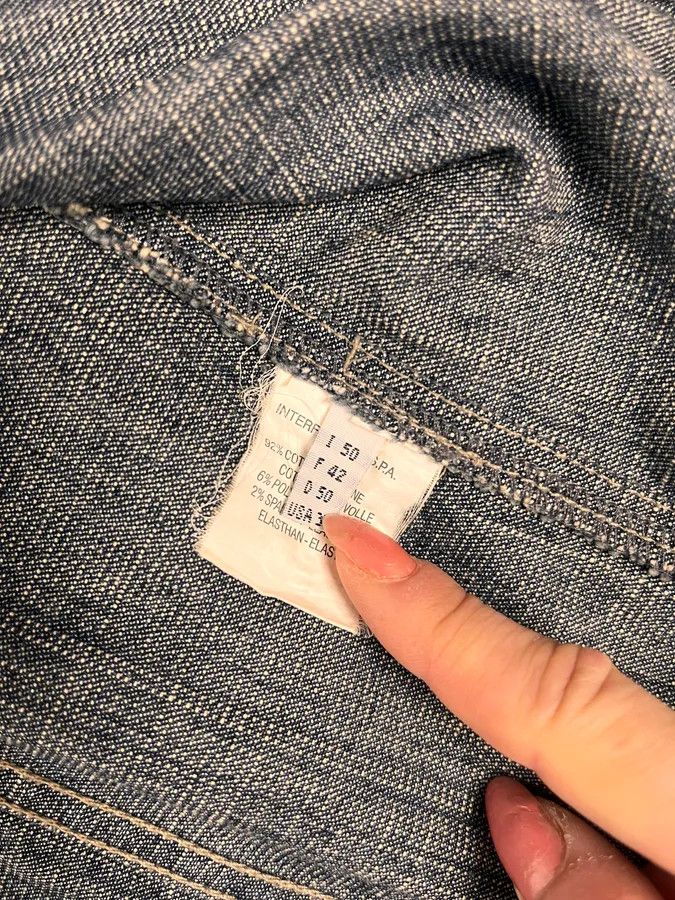 Marithe + Francois Girbaud 2000s Marithé + François Girbaud Blue Faded Denim Jacket Size US M / EU 48-50 / 2 - 10 Thumbnail