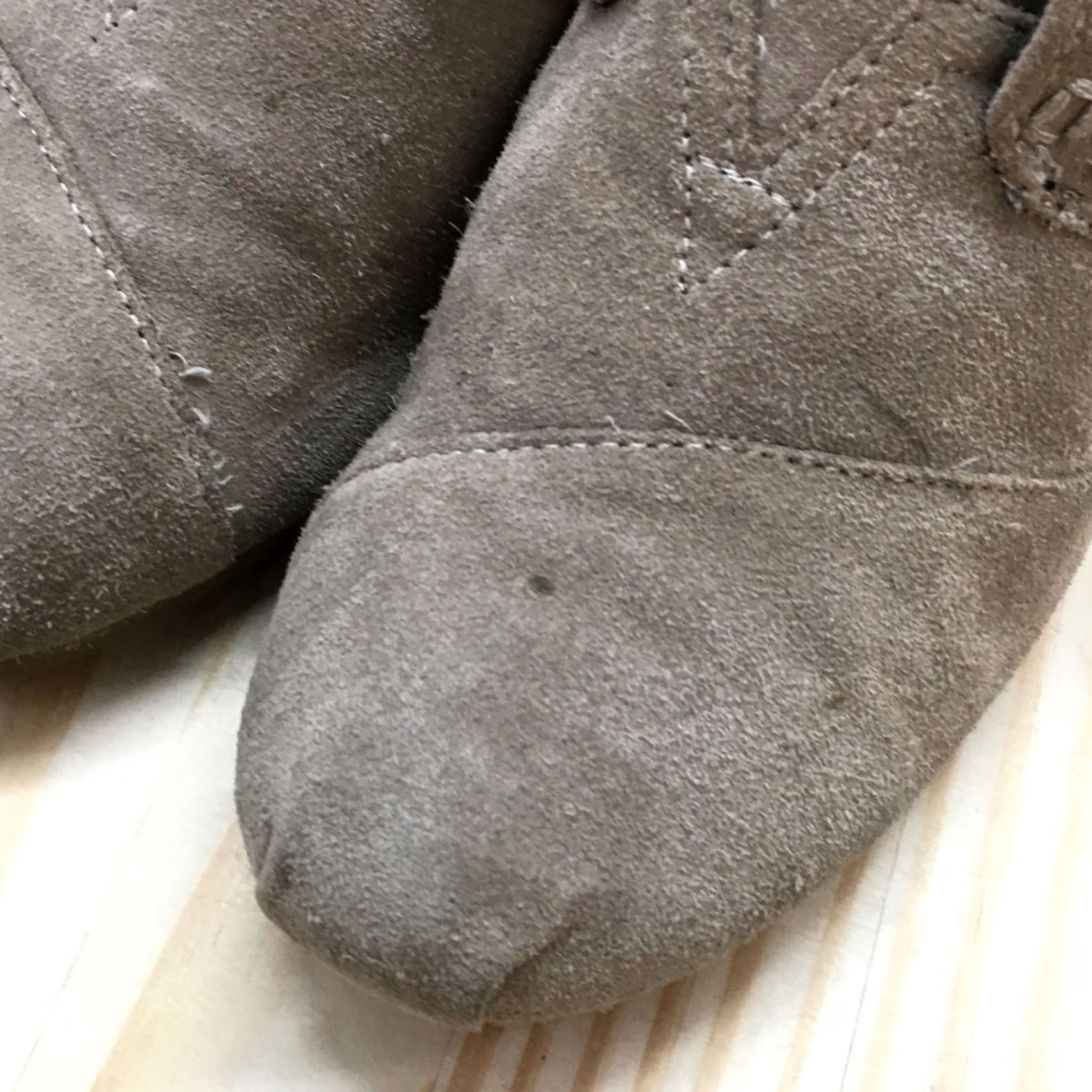 Toms TOMS Boots Womens 9.5 Desert Ankle Booties Brown Suede Lace Up Wedge Casual Shoes Size US 10 / IT 40 - 4 Thumbnail