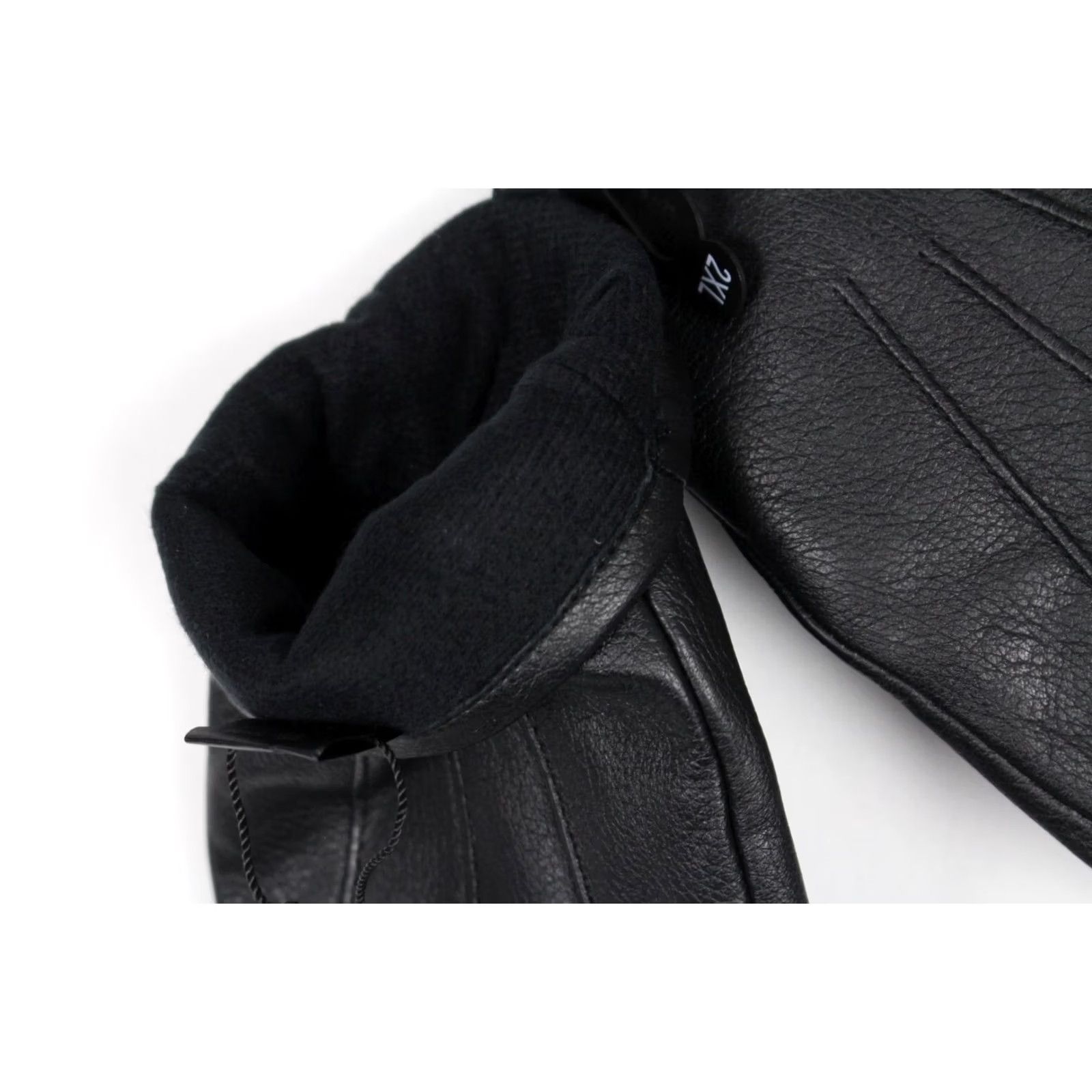 Vintage Pratt and Hart Gondola Men's Touchscreen Insulated Leather Gloves 2XL Black Size ONE SIZE - 4 Thumbnail