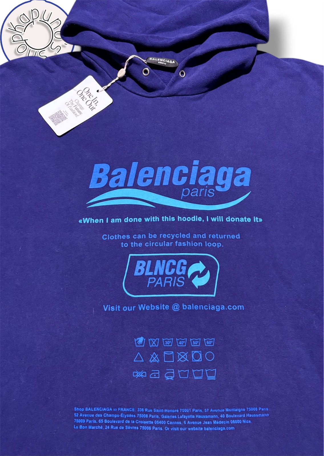 Balenciaga Balenciaga Hoodie Size US M / EU 48-50 / 2 - 4 Thumbnail