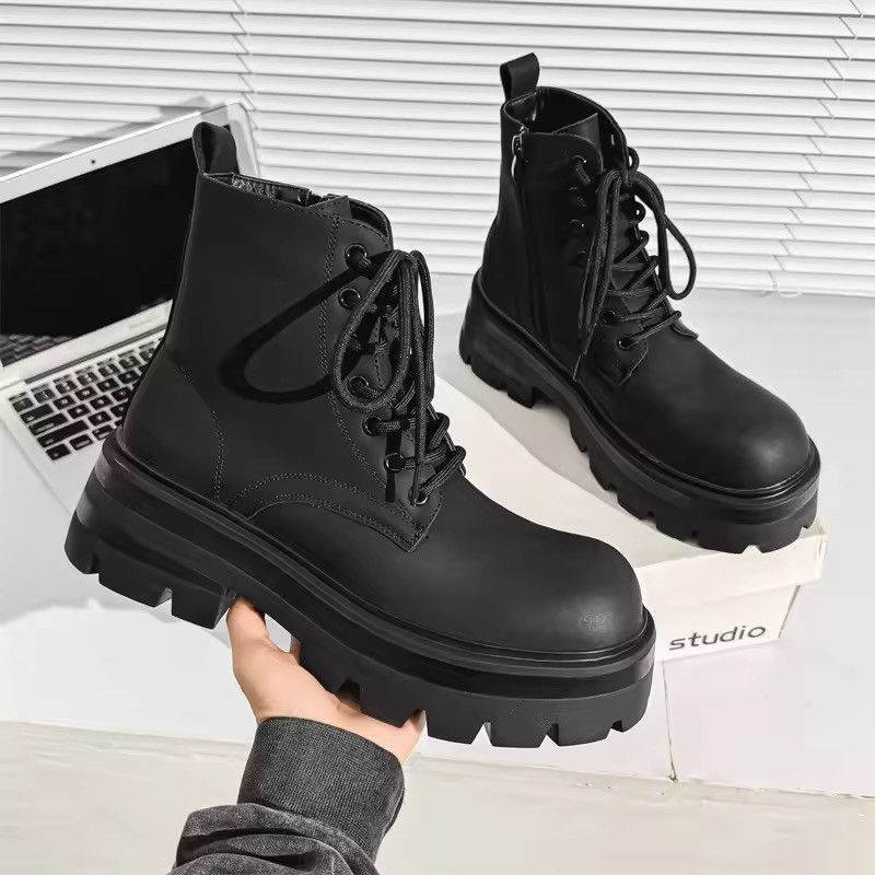 GOSTAR DE FUGA × Japanese Brand FUGA leather side zip biker boots