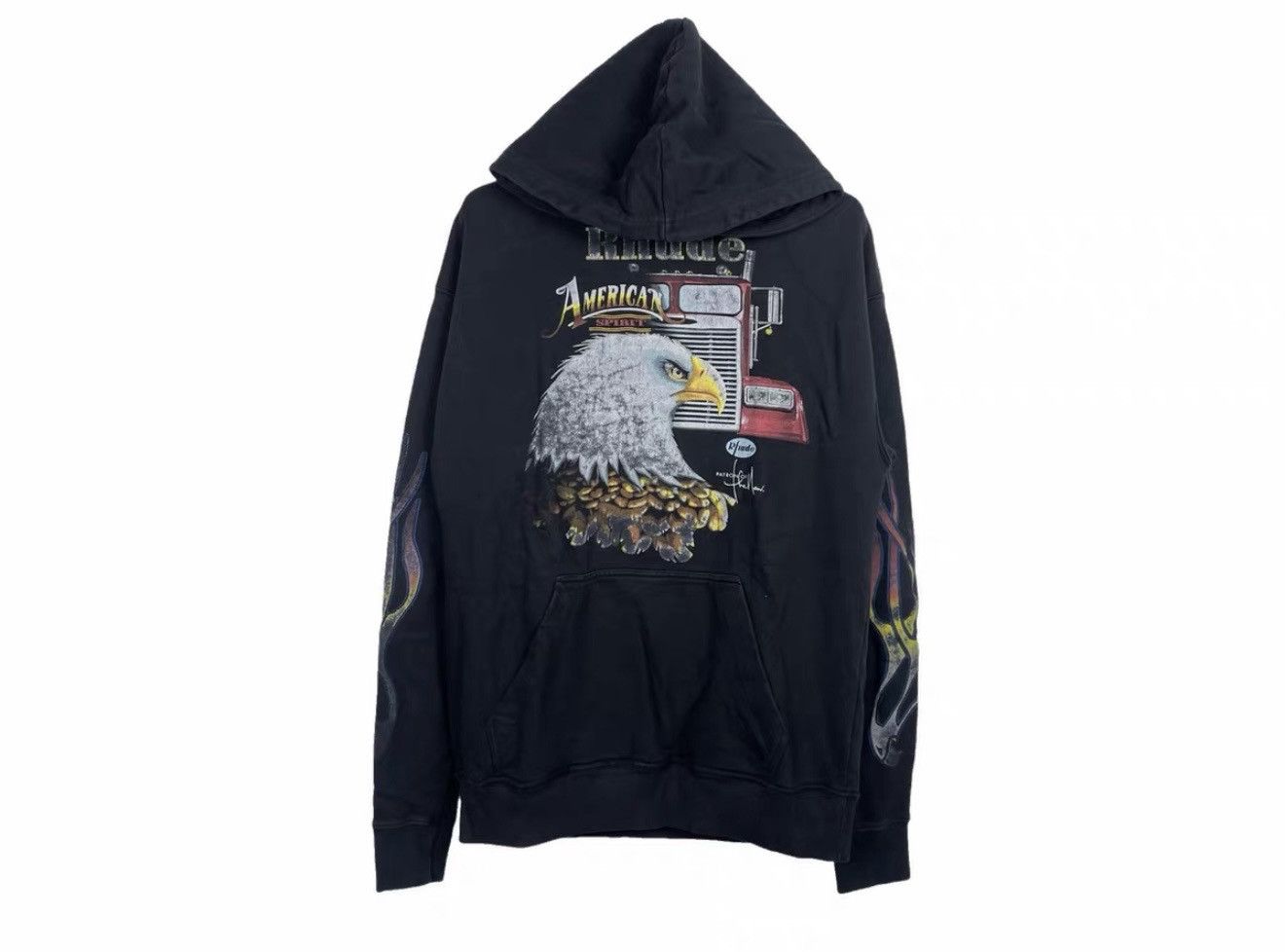Rhude RhudeNew Limited Edition Distressed Eagle Hoodie Size US M / EU 48-50 / 2 - 1 Thumbnail