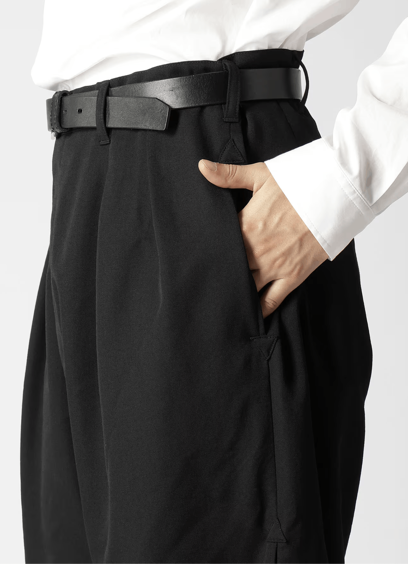 Yohji Yamamoto Yohji Yamamoto Pour Homme W/Gabardine SIDE POCKET PANTS Size US 32 / EU 48 - 7 Thumbnail