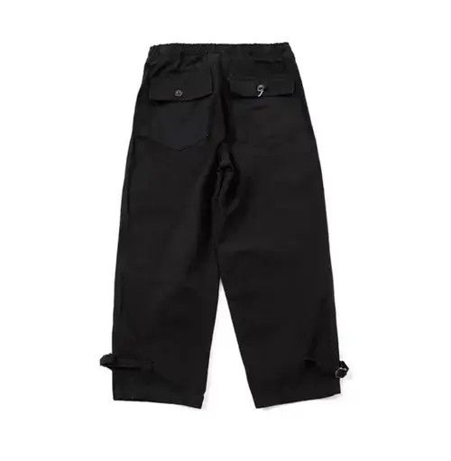 Japanese Brand 21SS Indigo Union Japan Black Worker Casual Jogger Pants Size US 31 - 3 Thumbnail