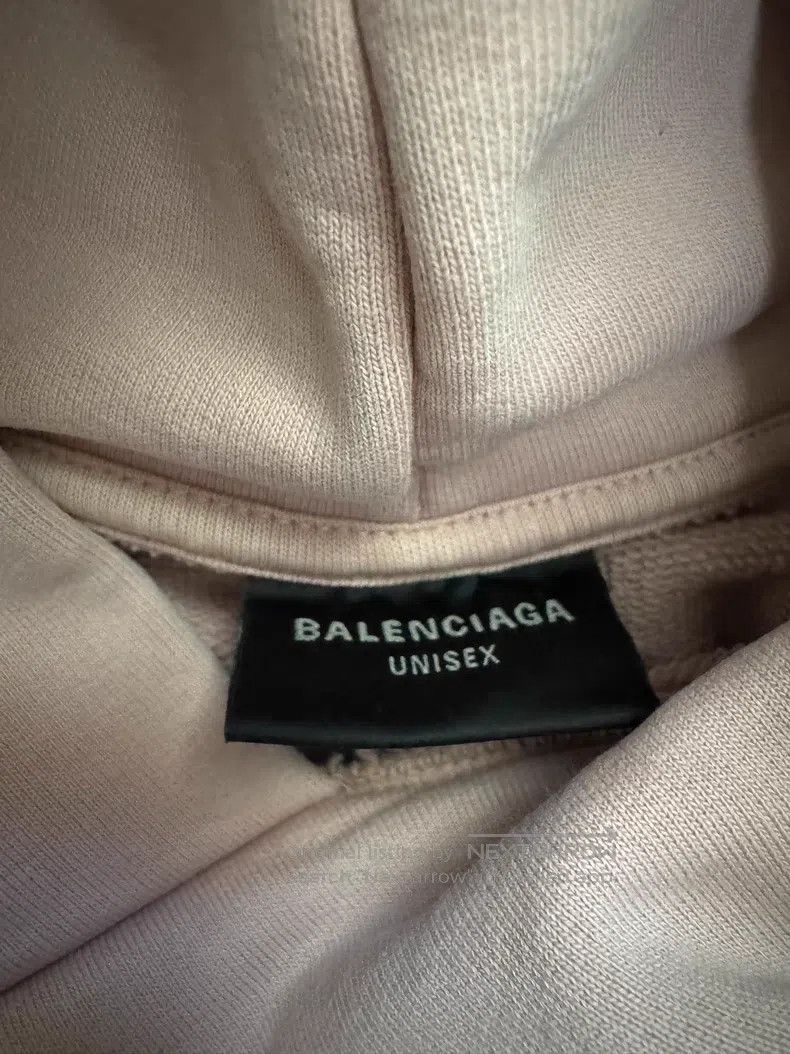 Balenciaga Balenciaga Letter Striped Printed Hooded Long Sleeve Sweat Size US S / EU 44-46 / 1 - 3 Thumbnail