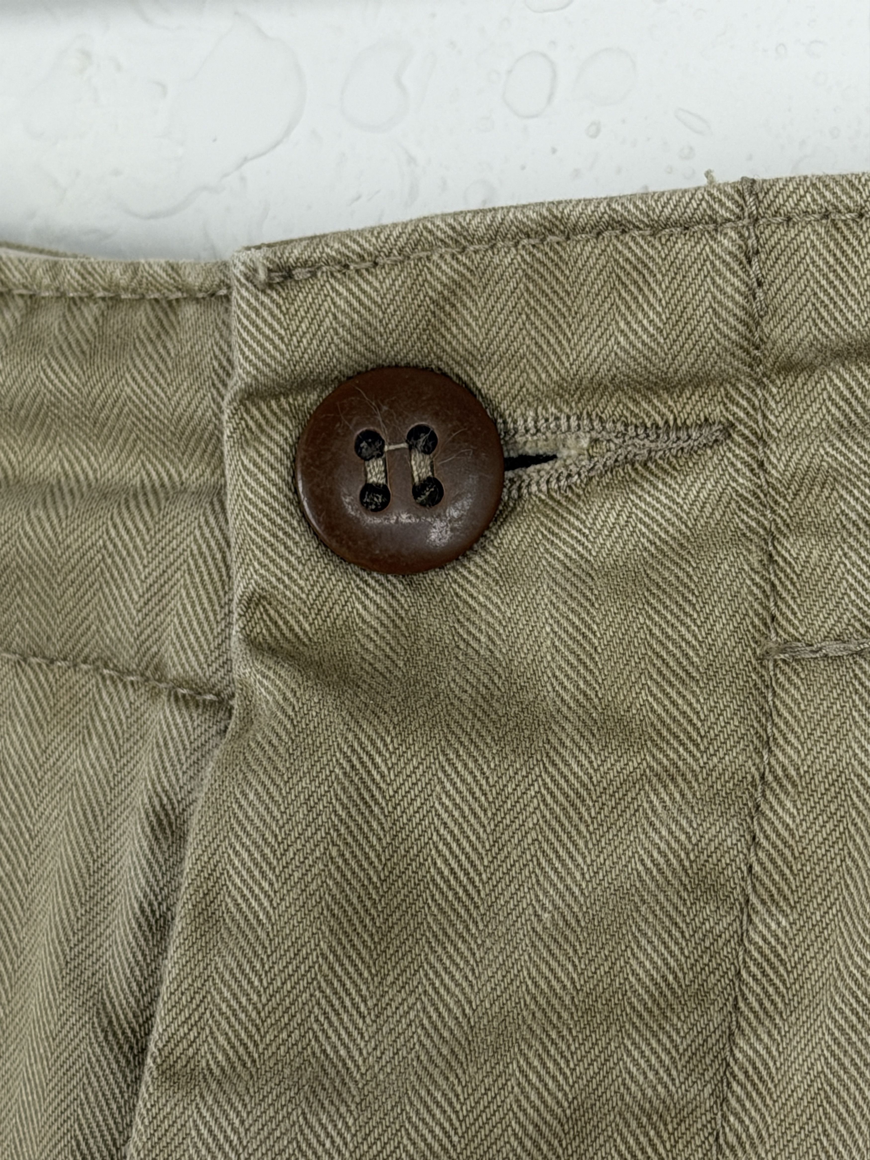 RRL Ralph Lauren Officer Distressed Herringbone Pant Size US 30 / EU 46 - 7 Thumbnail