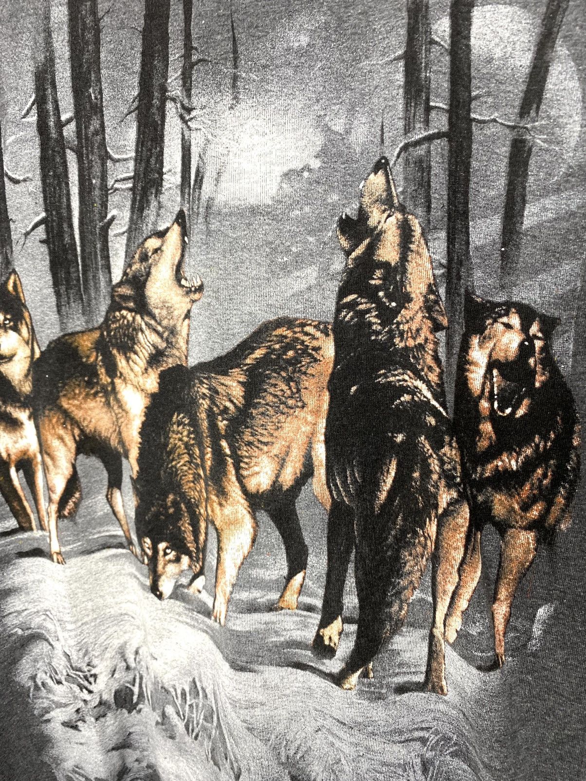 Vintage 80-90’s Vintage Wolf T Shirt Indians Spirit Supreme Style Size US M / EU 48-50 / 2 - 5 Thumbnail