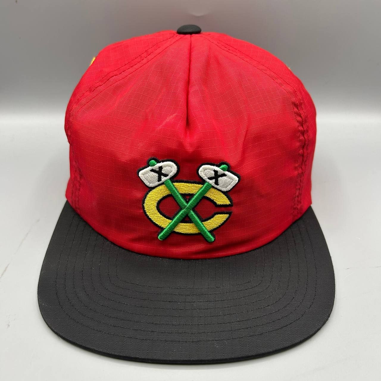 Mitchell & Ness Chicago Blackhawks Hat Men Mitchell & Ness Strap Back Cap Size ONE SIZE - 1 Thumbnail