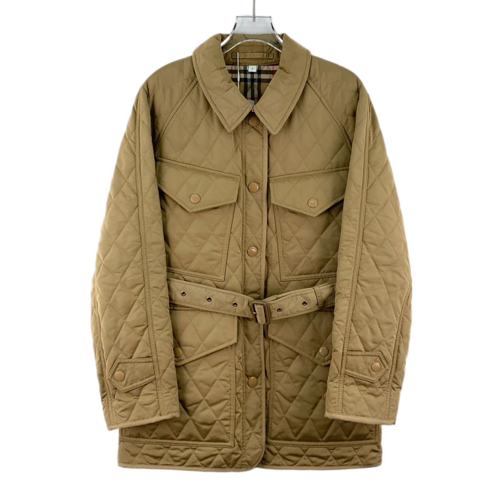 Burberry Burberry Plaid Brown Down Jacket S Women Size S / US 4 / IT 40 - 1 Thumbnail