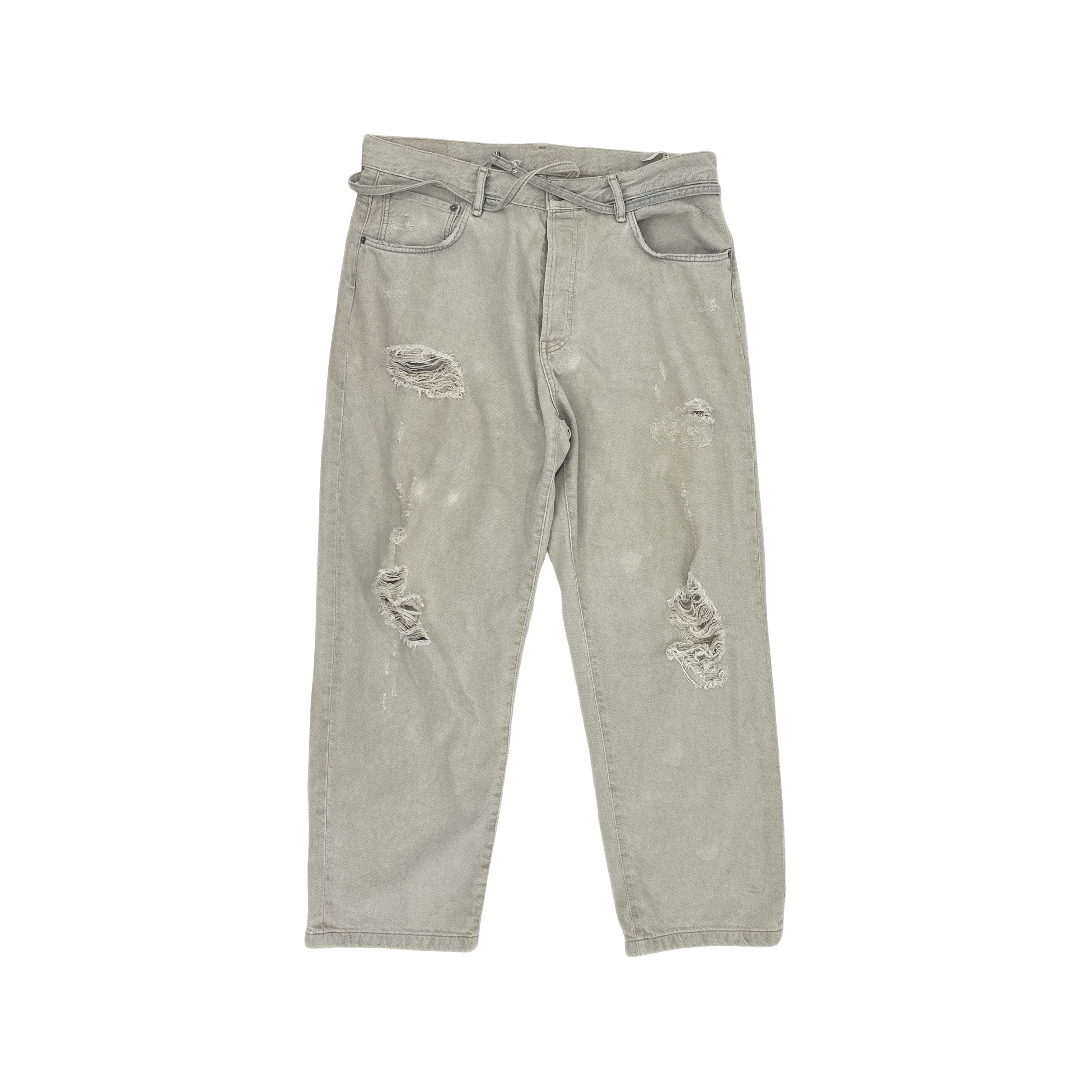 Acne Studios Acne Studios Distressed 1991 Toj Straight Jeans 34 Size 25" / US 0 / IT 36 - 1 Thumbnail