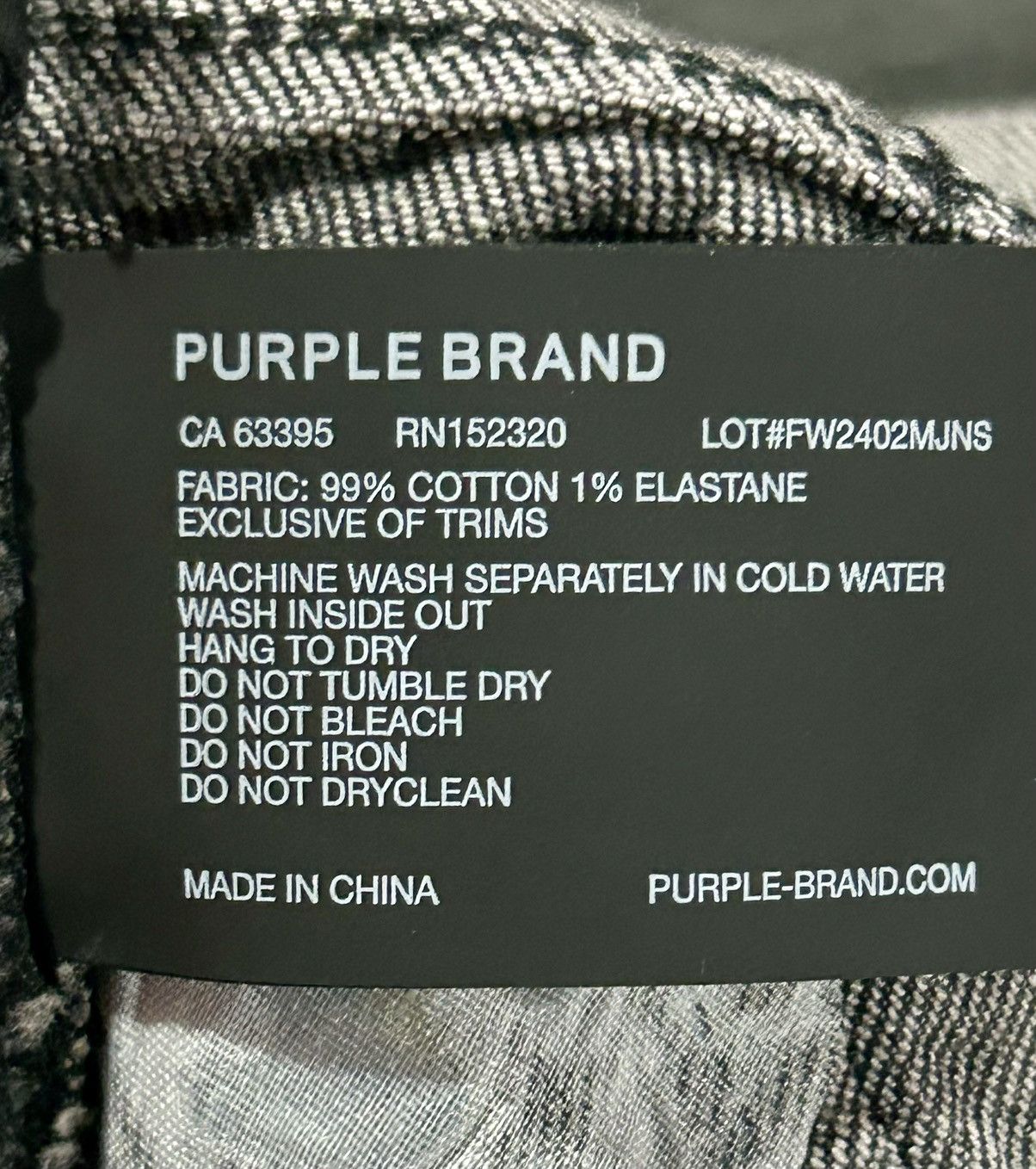 Purple Brand Purple Brand P001 “Embossed Monogram” Skinny Jeans Size 32 Size US 32 / EU 48 - 14 Thumbnail