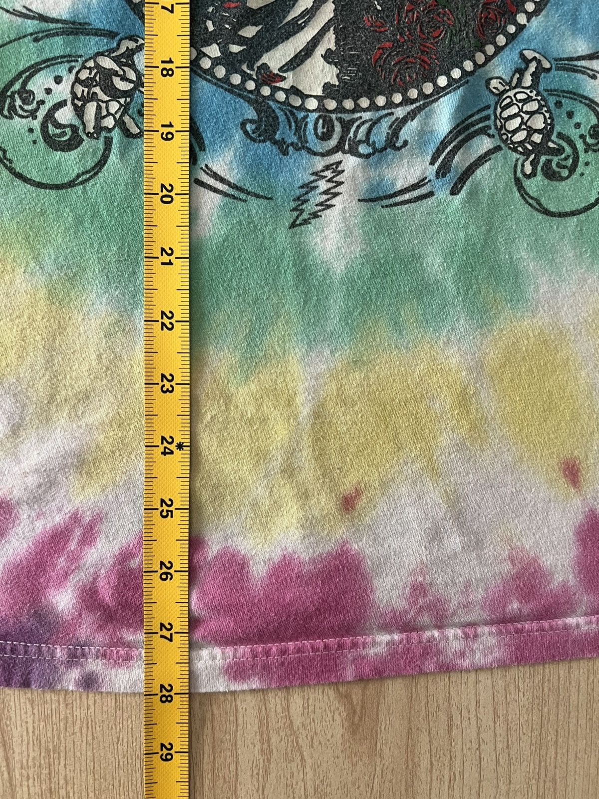 Band Tees Grateful Dead Tie Dye Skeleton Roses Tee 2XL Size US XXL / EU 58 / 5 - 6 Thumbnail