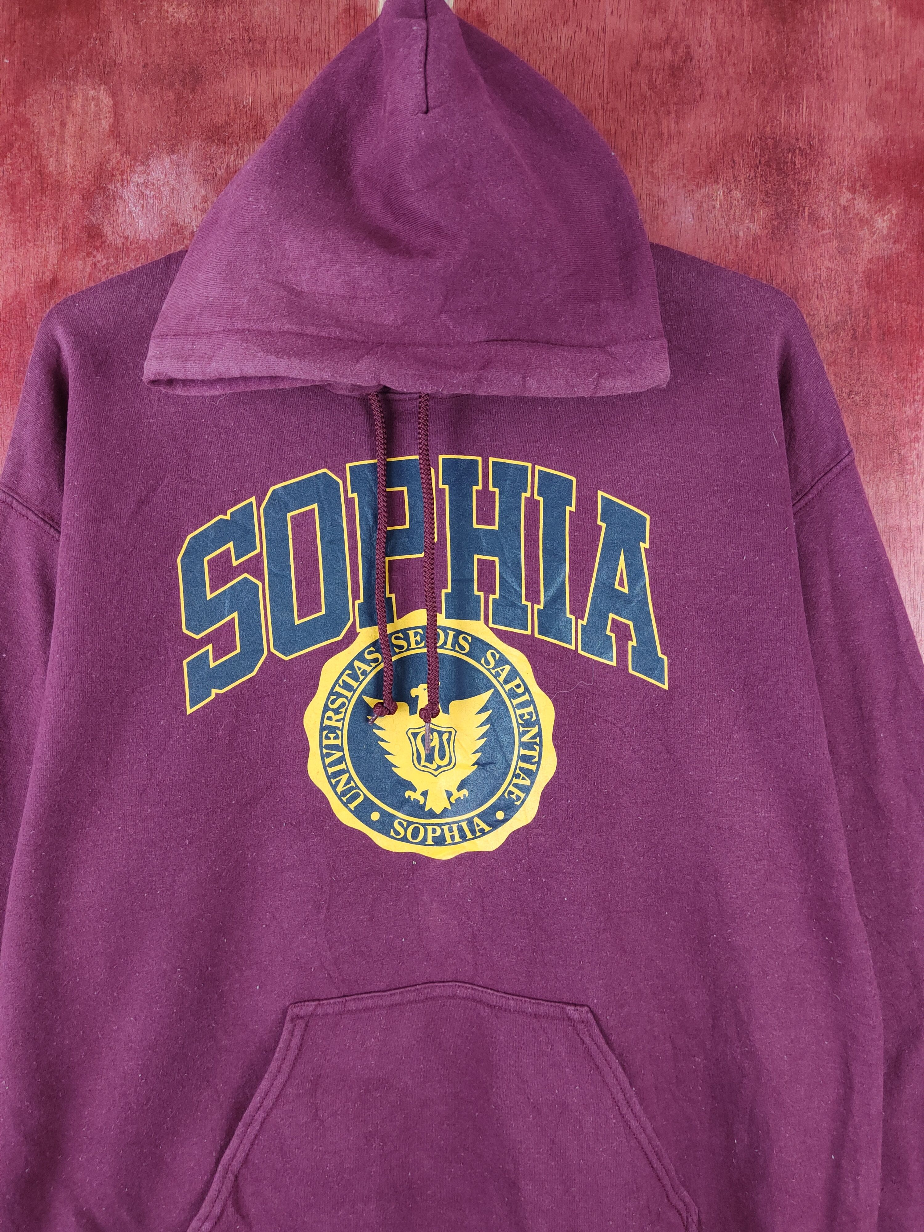 Japanese Brand Sophia university vintage Hoodie Sweatshirts #S2400 Size M / US 6-8 / IT 42-44 - 3 Thumbnail