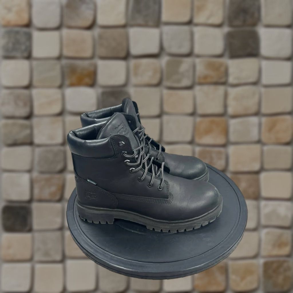 VINTAGE Timberland Pro Work Boots Women Size 10 M Leather
