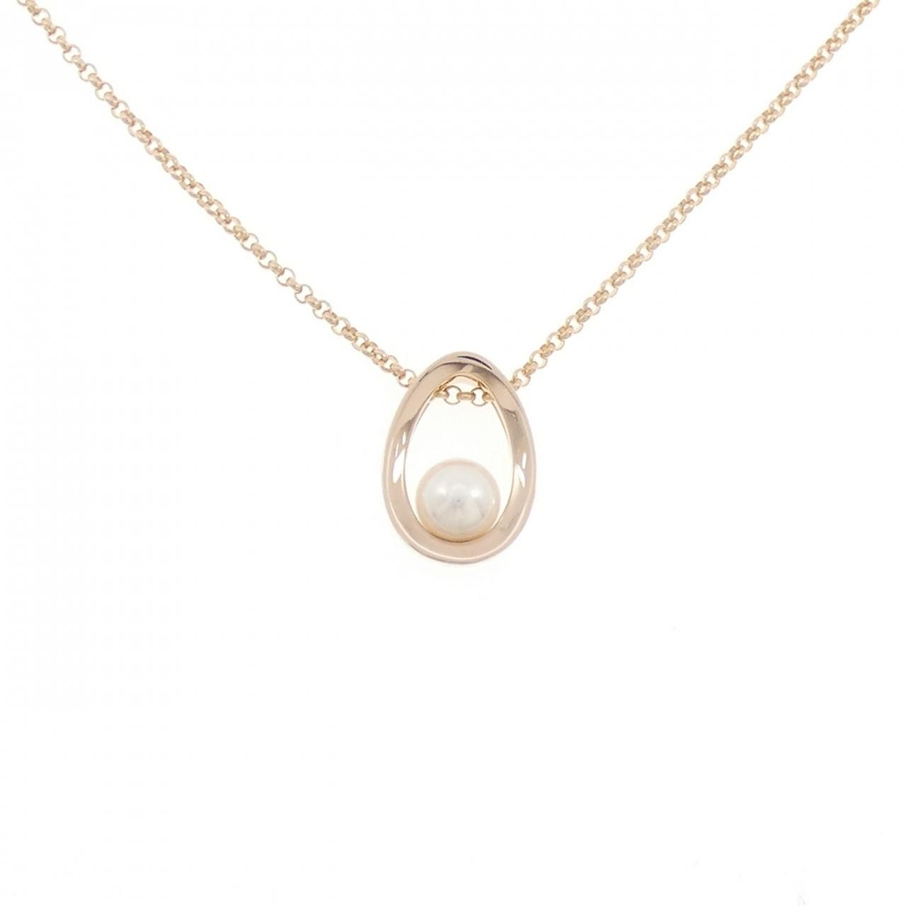 Mikimoto Mikimoto Mikimoto Au750 Pearl Necklace Precious Metal Necklace PP-1894I DUTY FREE for USA Size ONE SIZE - 1 Thumbnail