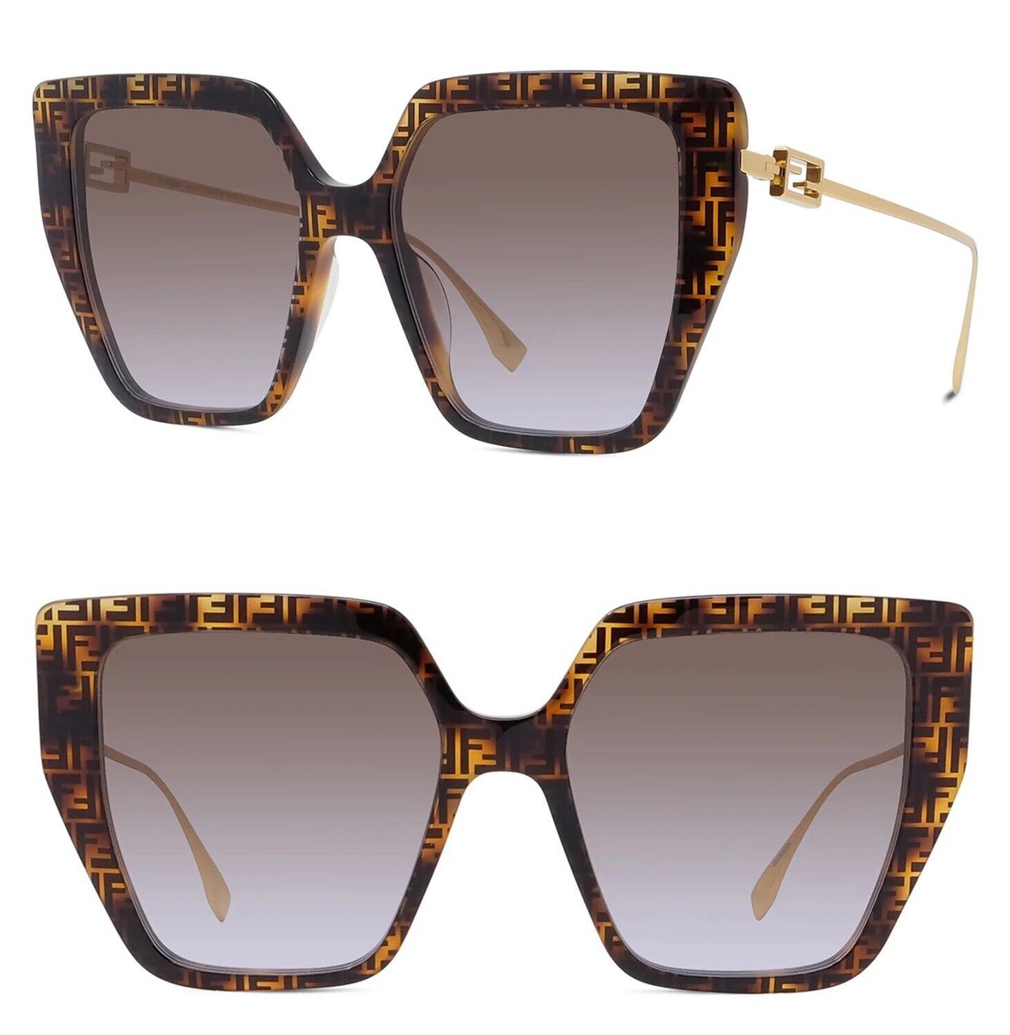 NEW!!! Fendi FE40123U 30A sunglasses Authentic Retail 460$ Fendi Fendi BAGUETTE Women Sunglasses FE40123U 30A BRAND NEW  main image 4