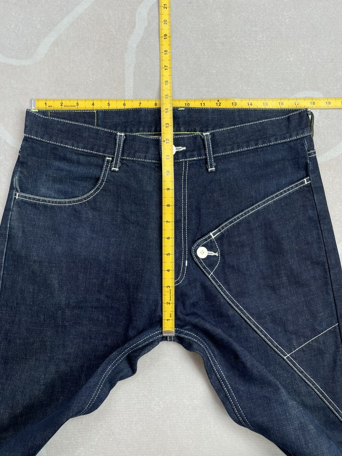 Japanese Brand MACKDADDY FLIP POCKET JEANS Size US 35 - 18 Thumbnail