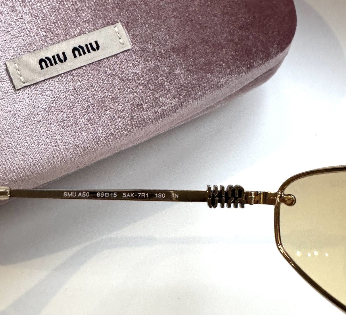 Miu Miu NEW Miu Miu sunglasses Miu Miu MU A50S 5AK-7R1 Size ONE SIZE - 10 Thumbnail