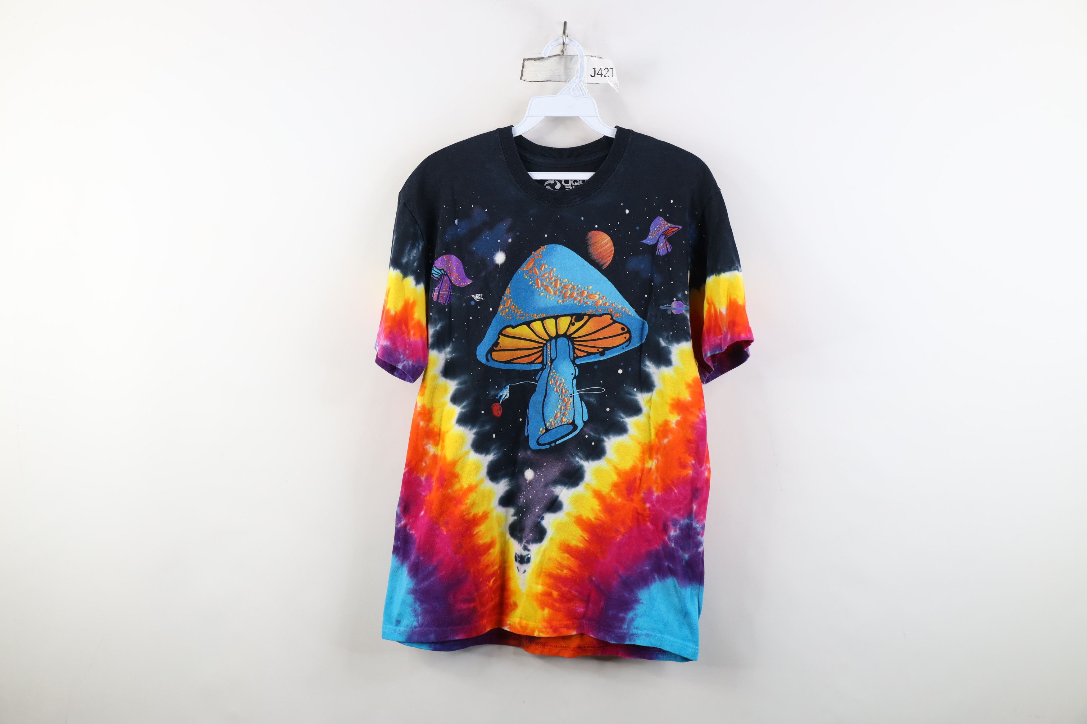 Liquid Blue Y2K Liquid Blue Rainbow Wash Mushroom Trip T-Shirt Trippy Size US M / EU 48-50 / 2 - 1 Thumbnail
