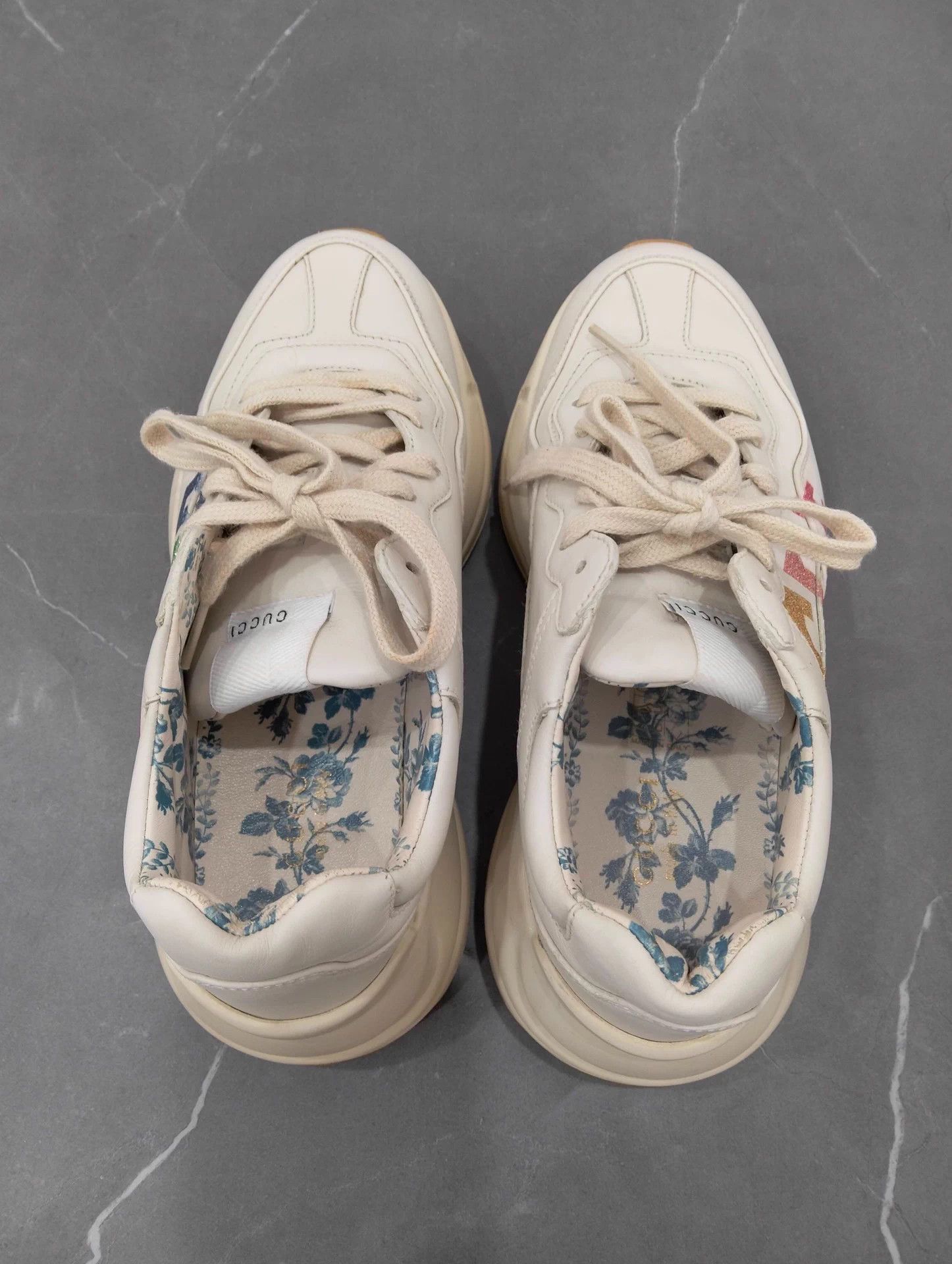 Gucci Gucci 95 New Rainbow Logo Dad Shoe 36 Size US 6 / IT 36 - 7 Thumbnail