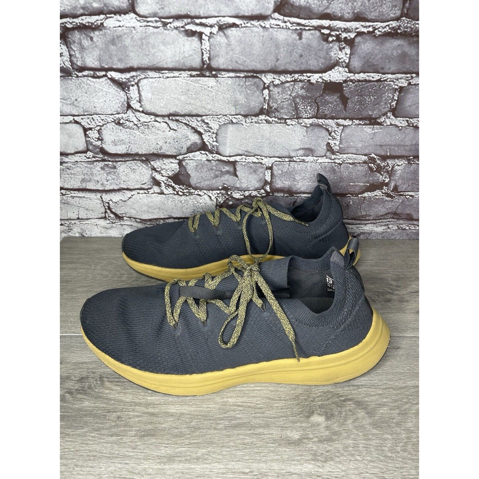 Rei REI Beyonder Yellow Gray Knit Fabric Outdoor Running Sneaker Size US 13 / EU 46 - 5 Thumbnail