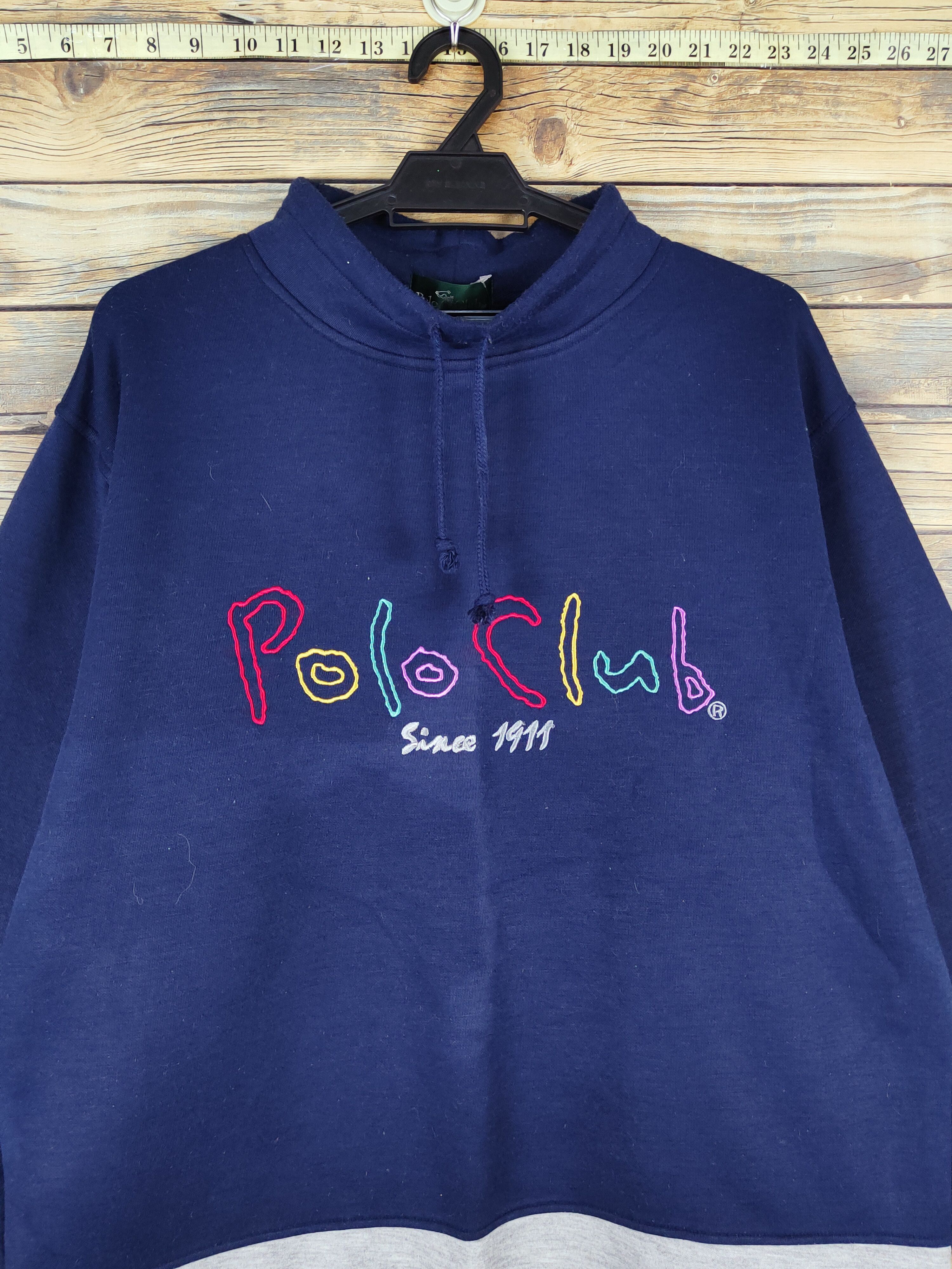 Japanese Brand × Vintage Polo Club Navy Sweatshirts #W1159 Size US XL / EU 56 / 4 - 2 Thumbnail