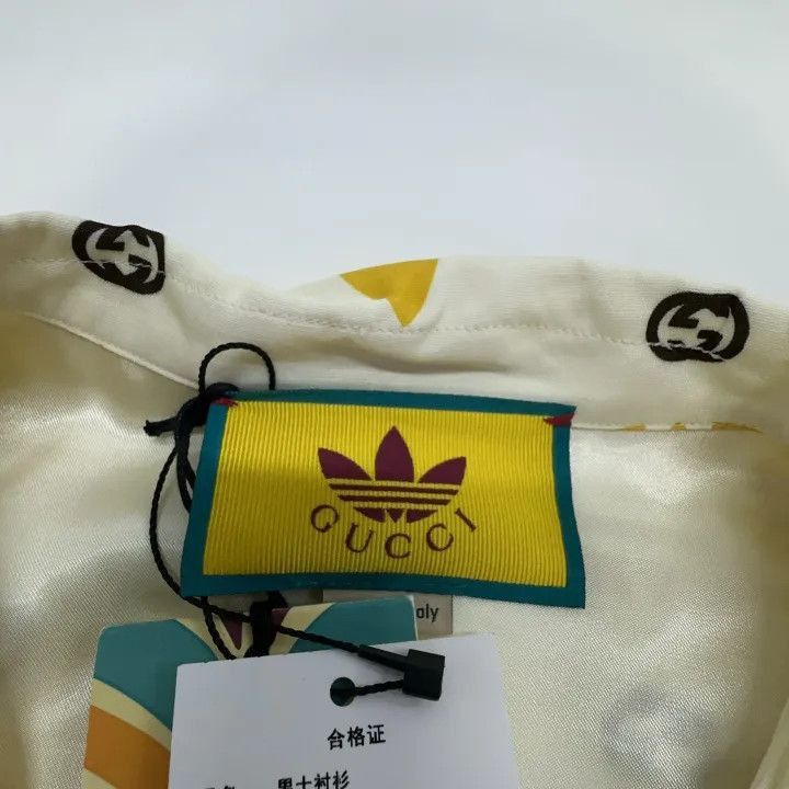 Gucci Gucci Gucci x Adidas Short Sleeve Button-Up Shirt -2506 Size US M / EU 48-50 / 2 - 6 Thumbnail