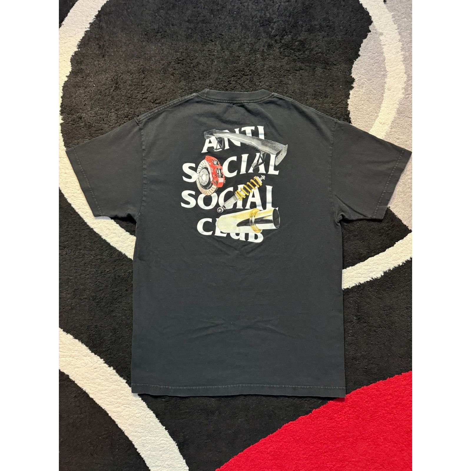Anti Social Social Club Anti Social Social Club Car Parts Graphic Tee Men's Size L Size US L / EU 52-54 / 3 - 1 Thumbnail