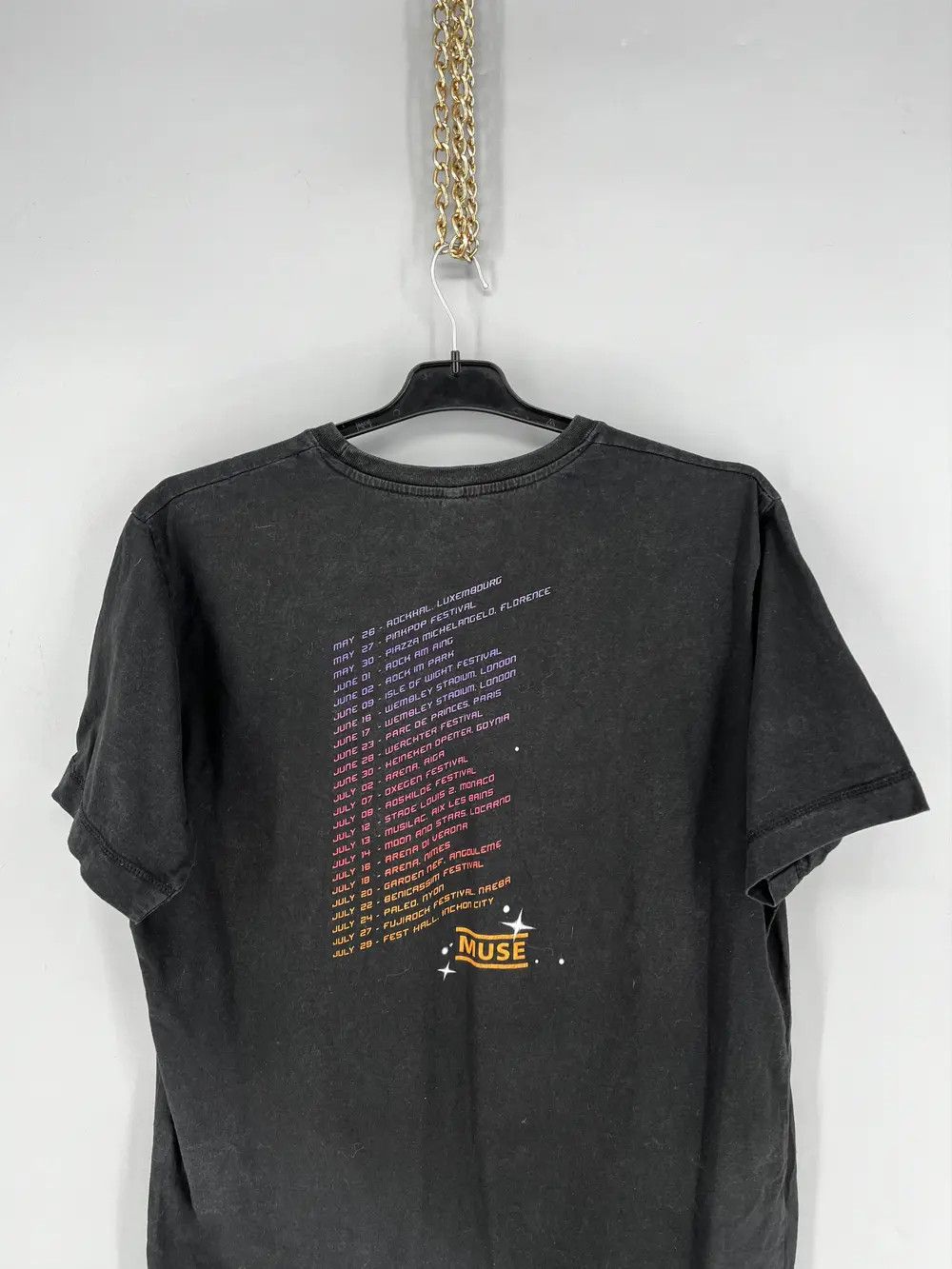 Vintage Muse - Australia Tour Shirt 2007 SUNFADED TEE Size US L / EU 52-54 / 3 - 9 Thumbnail
