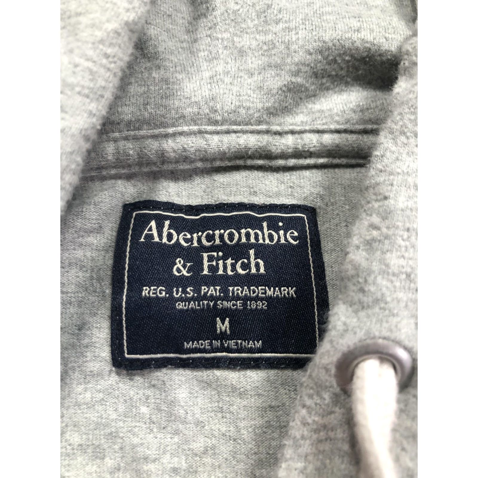 Abercrombie & Fitch Abercrombie & Fitch Hoodie Mens Medium Gray Henley Lightweight Hooded Shirt Logo Size US M / EU 48-50 / 2 - 7 Thumbnail