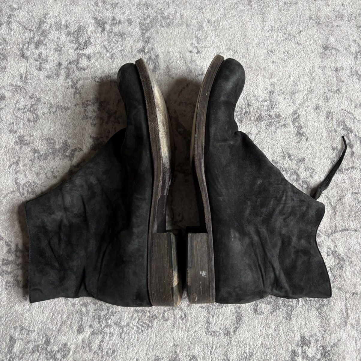 Ma+ Ma+ Front Spiral Zip Suede Boots Black | Size 44 Size US 11 / EU 44 - 7 Thumbnail