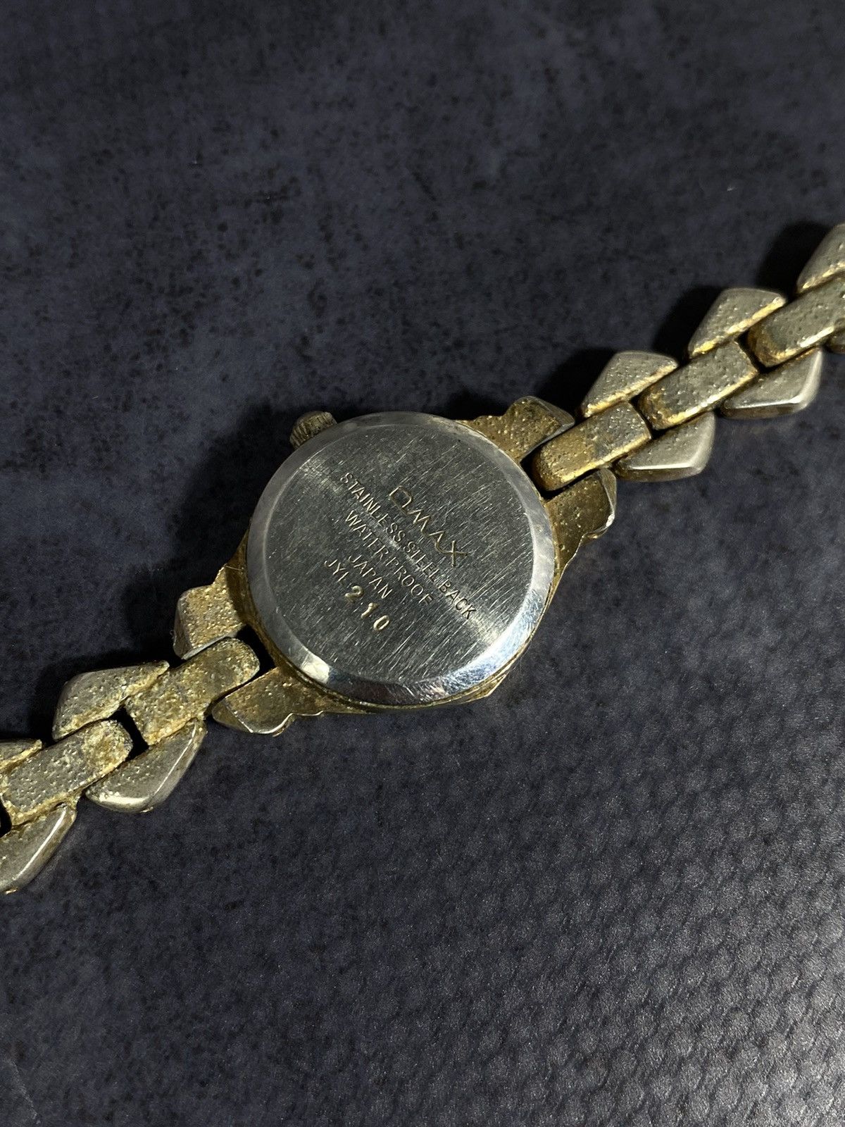 Jewelry Vintage Omax Hexagon Watch, Gold-Tone Bracelet Size ONE SIZE - 8 Thumbnail