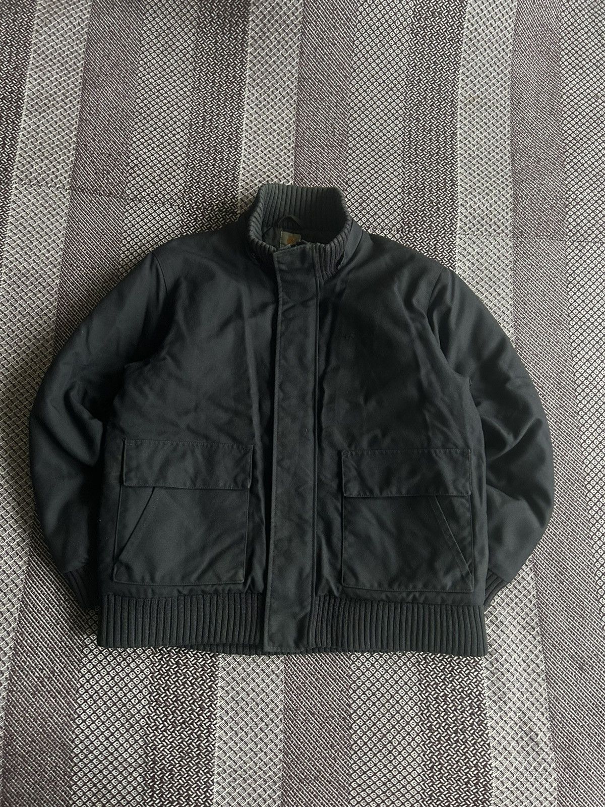 Vintage Carhartt Ranger Bomber Jacket Distressed Heavy Sz XL