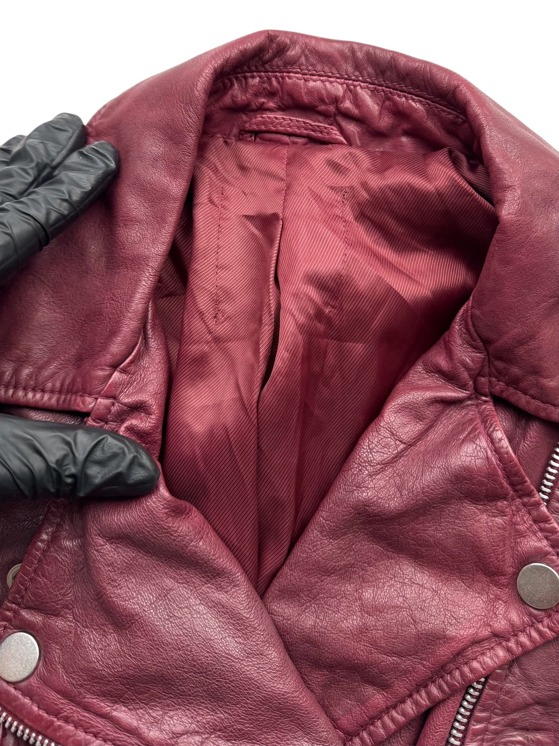 Japanese Brand Vintage Cropped Leather Jacket W145(V9) Size XS / US 0-2 / IT 36-38 - 4 Thumbnail