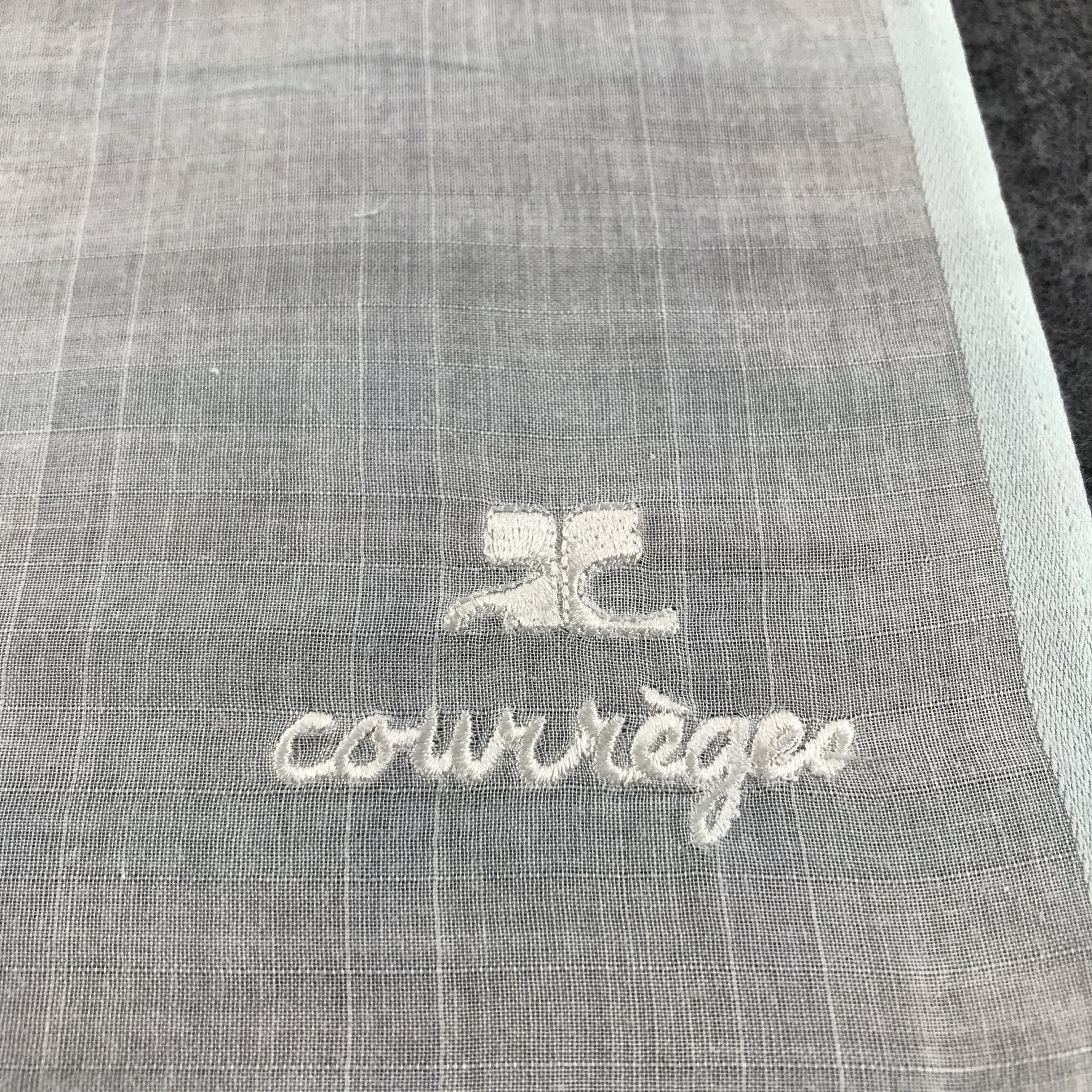 Courreges Courreges Handkerchief Neckerchief Bandana H471 Size ONE SIZE - 4 Thumbnail