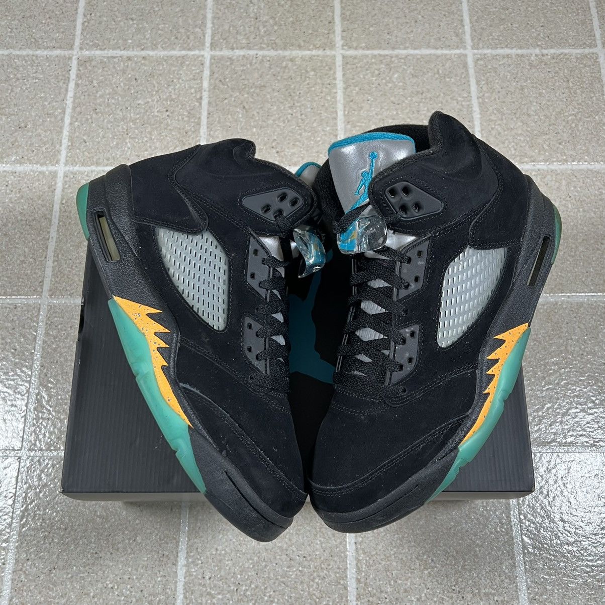 Jordan Brand Size 10- Nike Air Jordan 5 Retro Aqua Black (2023) Size US 10 / EU 43 - 1 Thumbnail