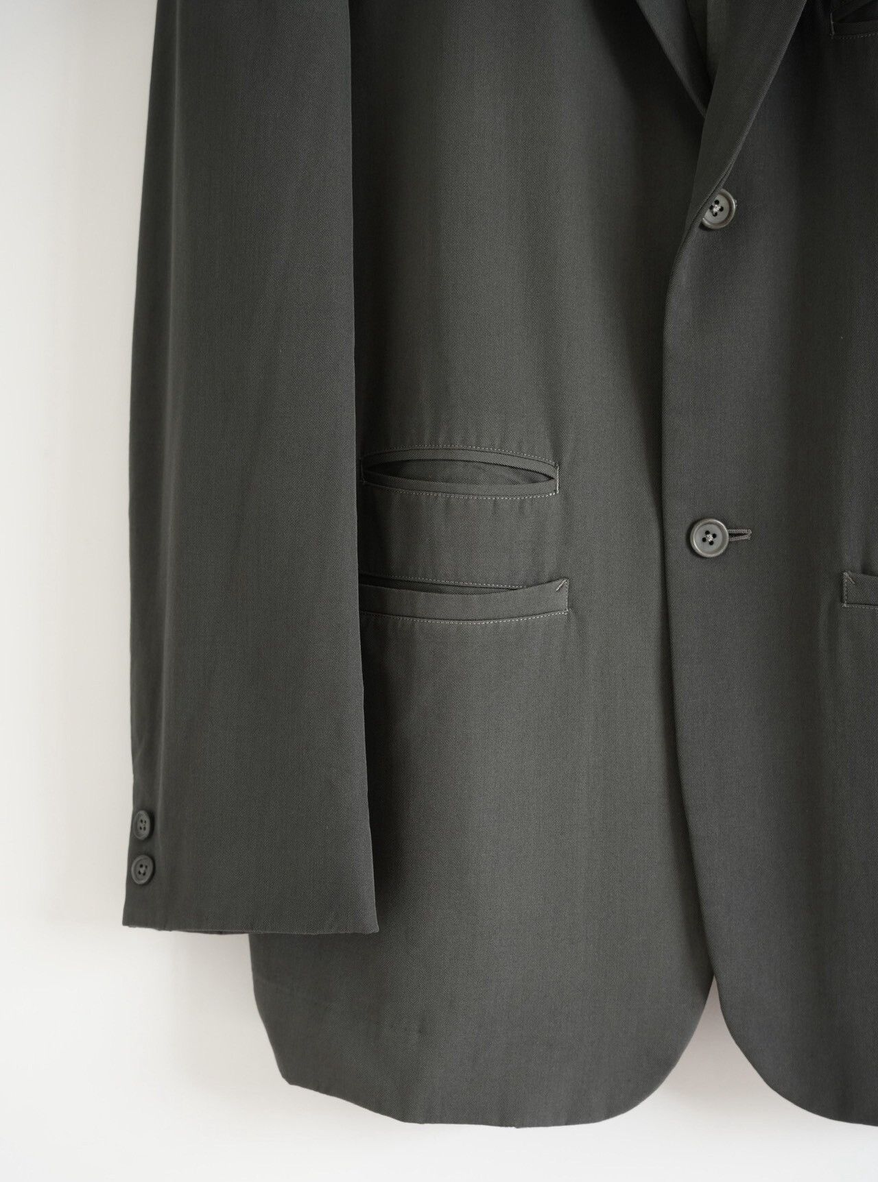 Yohji Yamamoto Yohji Yamamoto 98AW Garment Dyed Bleached Blazer Size 38S - 4 Thumbnail