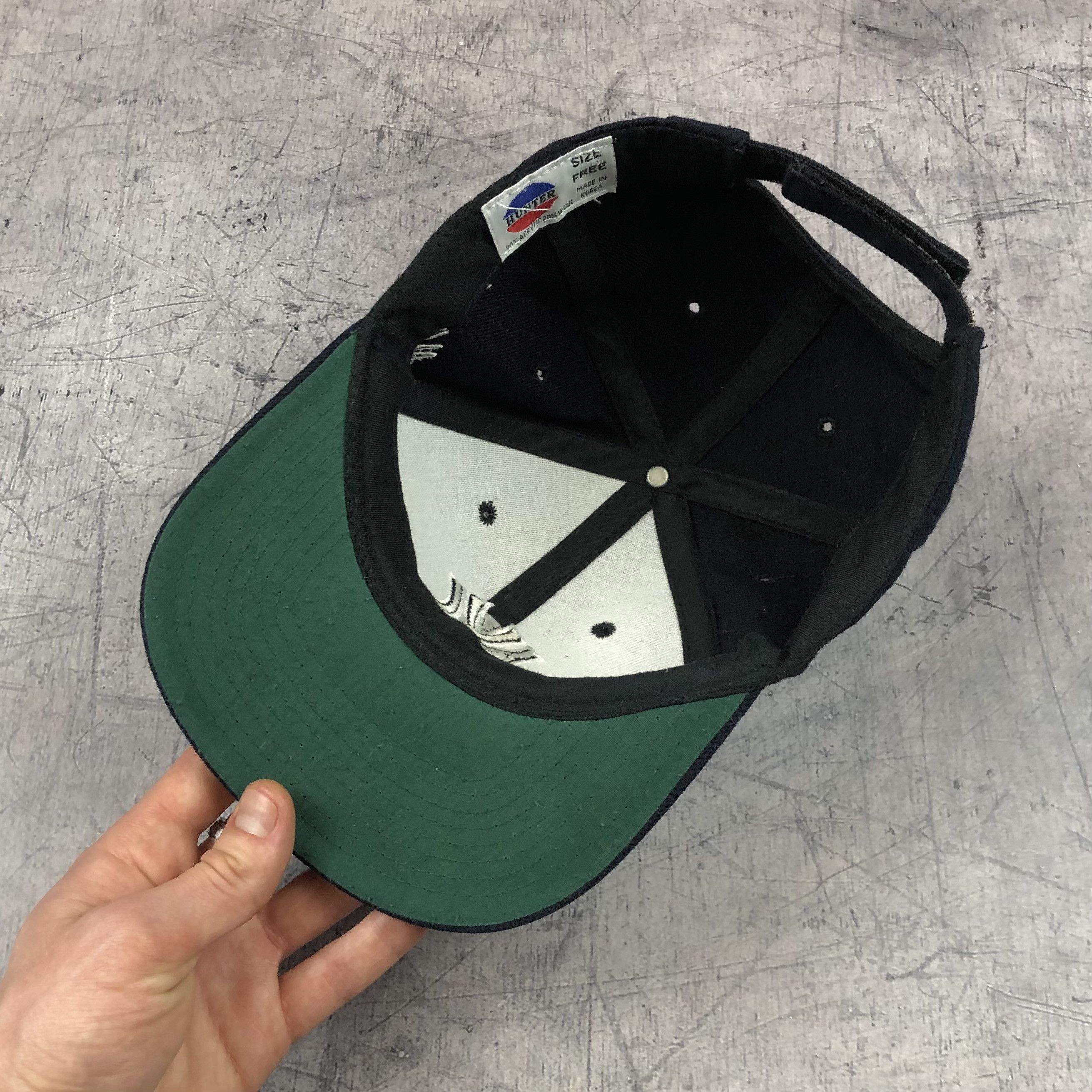 New York Yankees Vintage MLB New York Yankees Cap HUNTER Korea Size ONE SIZE - 5 Thumbnail