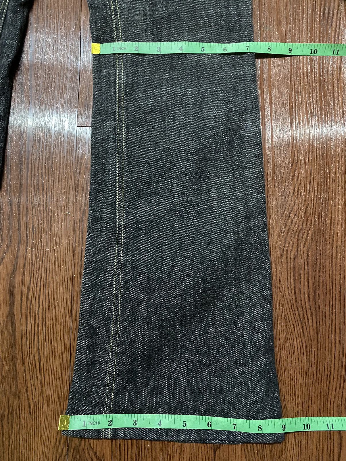 Japanese Brand Vintage Japanese Brands Flare Black Denim Style Jeans Size US 31 - 9 Thumbnail