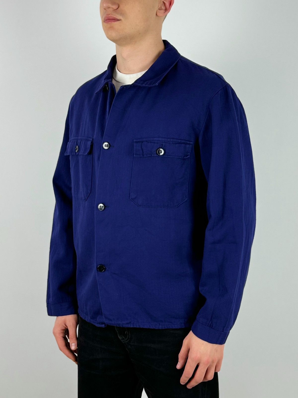 Vintage 70-80’s Vintage Lyofix Chest Pockets Work Jacket Size US L / EU 52-54 / 3 - 2 Thumbnail