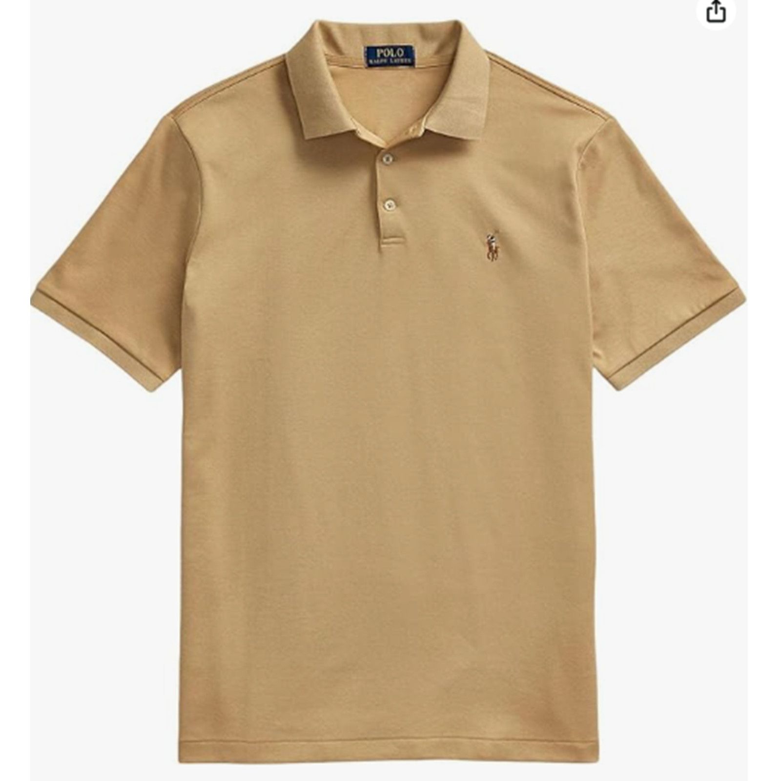 Polo Ralph Lauren Polo Ralph Lauren Mens Medium Fit Polo KhakiSigPny Size L Size US L / EU 52-54 / 3 - 2 Thumbnail
