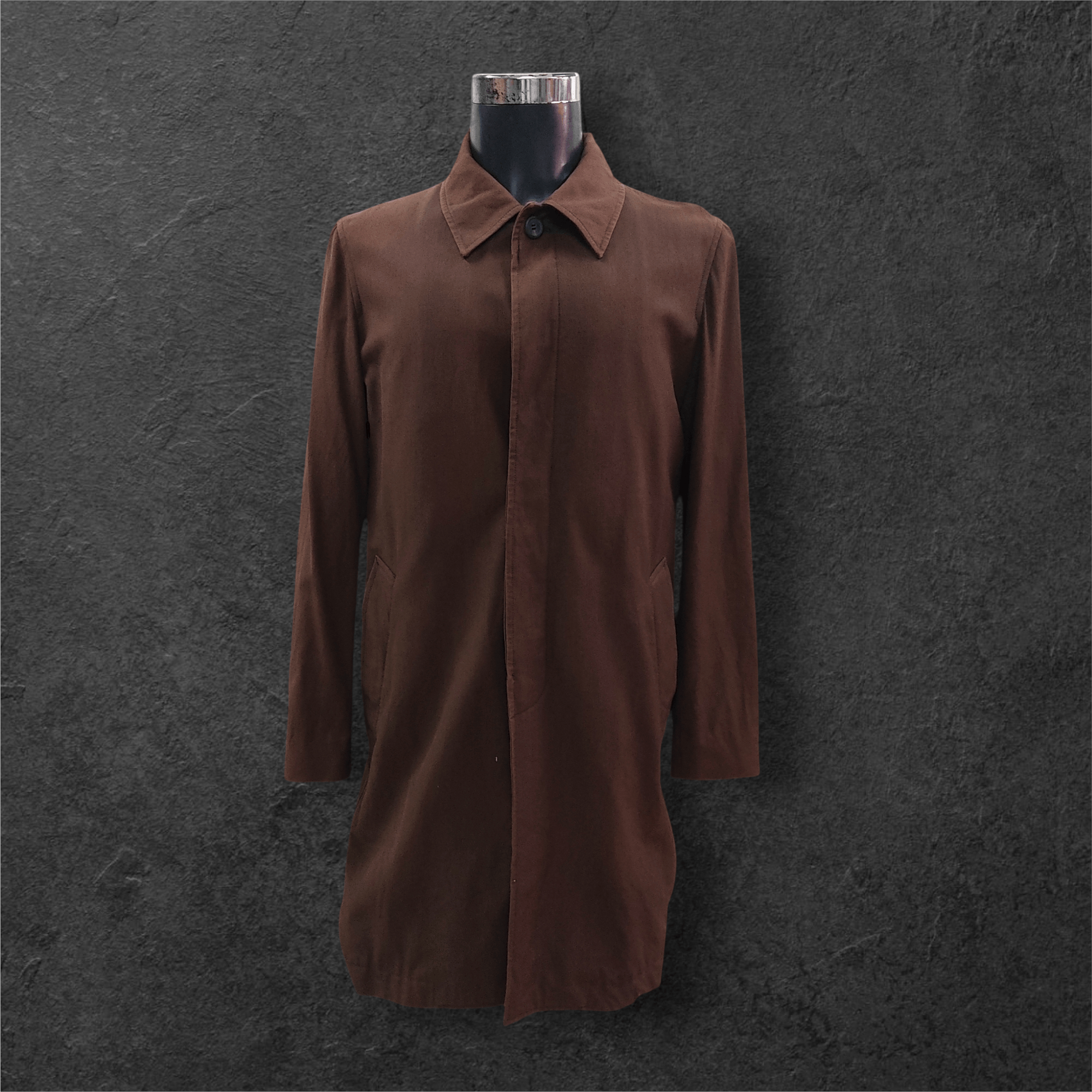 Yohji Yamamoto Yohji Yamamoto Y's Brown Trench Overcoat Jacket Size US M / EU 48-50 / 2 - 3 Thumbnail