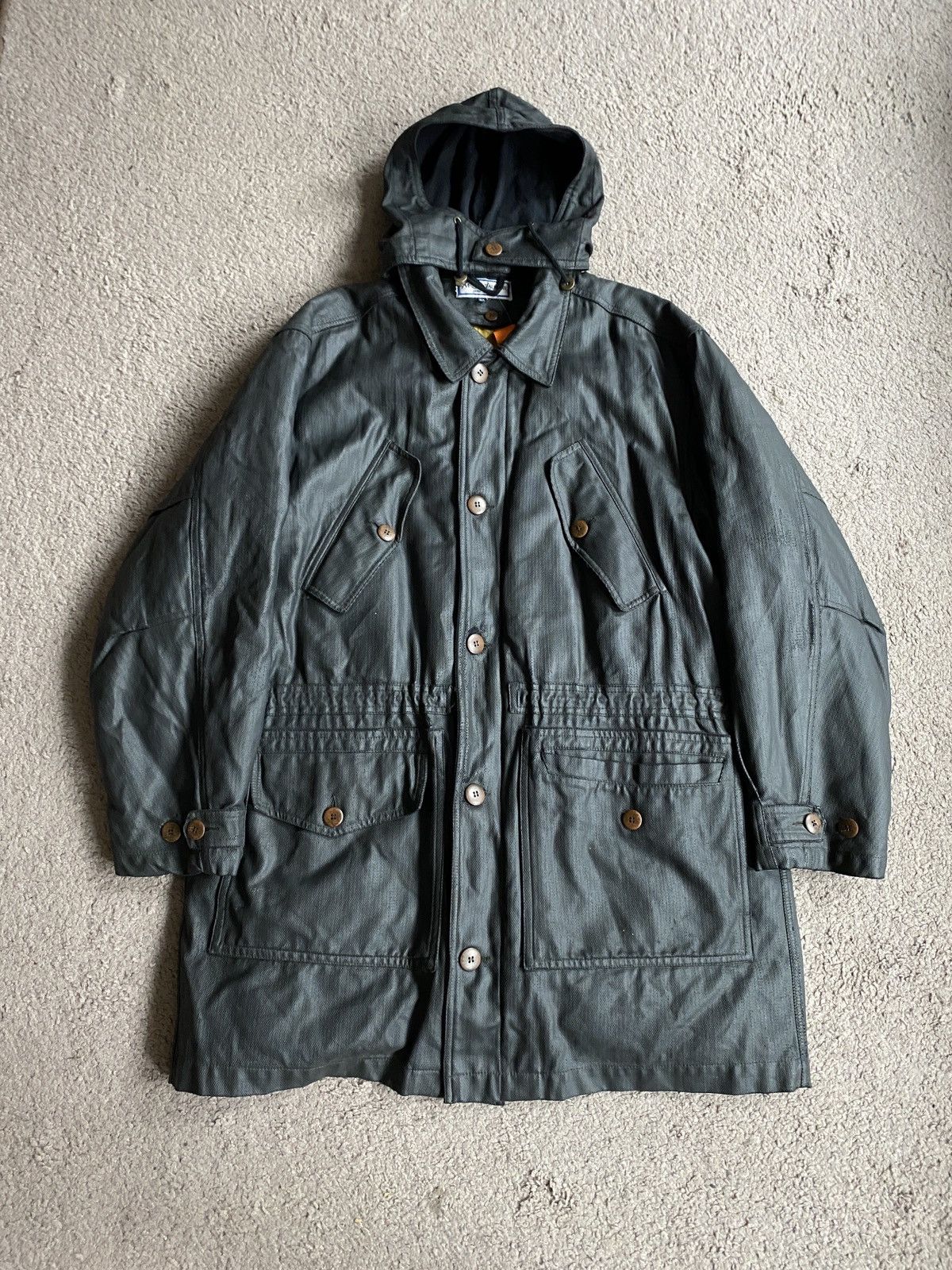 Vintage Vintage Yves Saint Laurent jacket coat parka heavyweight Size US L / EU 52-54 / 3 - 1 Thumbnail