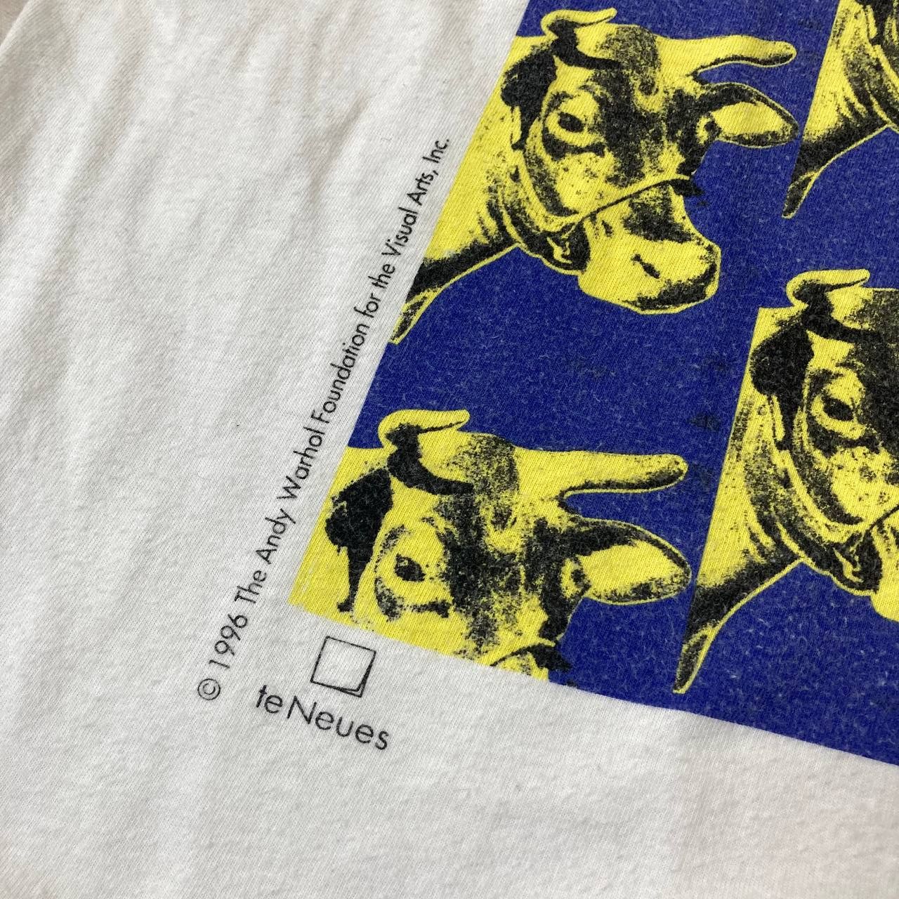 Andy Warhol Vintage 90s Andy Warhol Foundation Cows Art Tee Size US XL / EU 56 / 4 - 3 Thumbnail