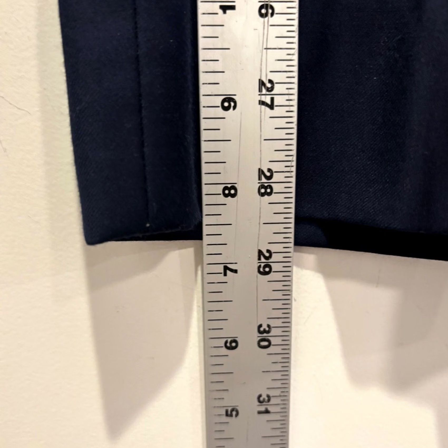Santoni Mantoni Mens Navy Blue 100% Virgin Wool Flat Front Dress Pants Size 34 M40901 Size US 34 / EU 50 - 4 Thumbnail