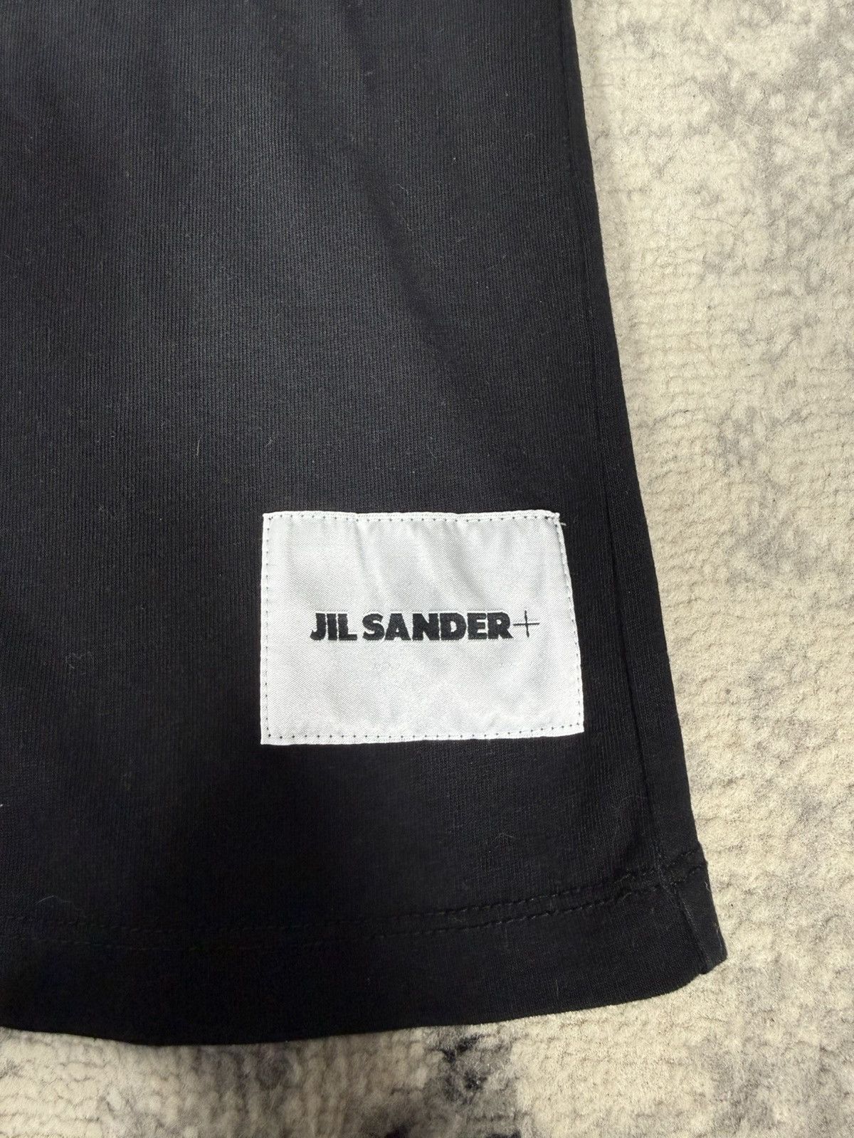 Jil Sander Jil Sander + Basic Black Cotton T-Shirt Size US S / EU 44-46 / 1 - 3 Thumbnail