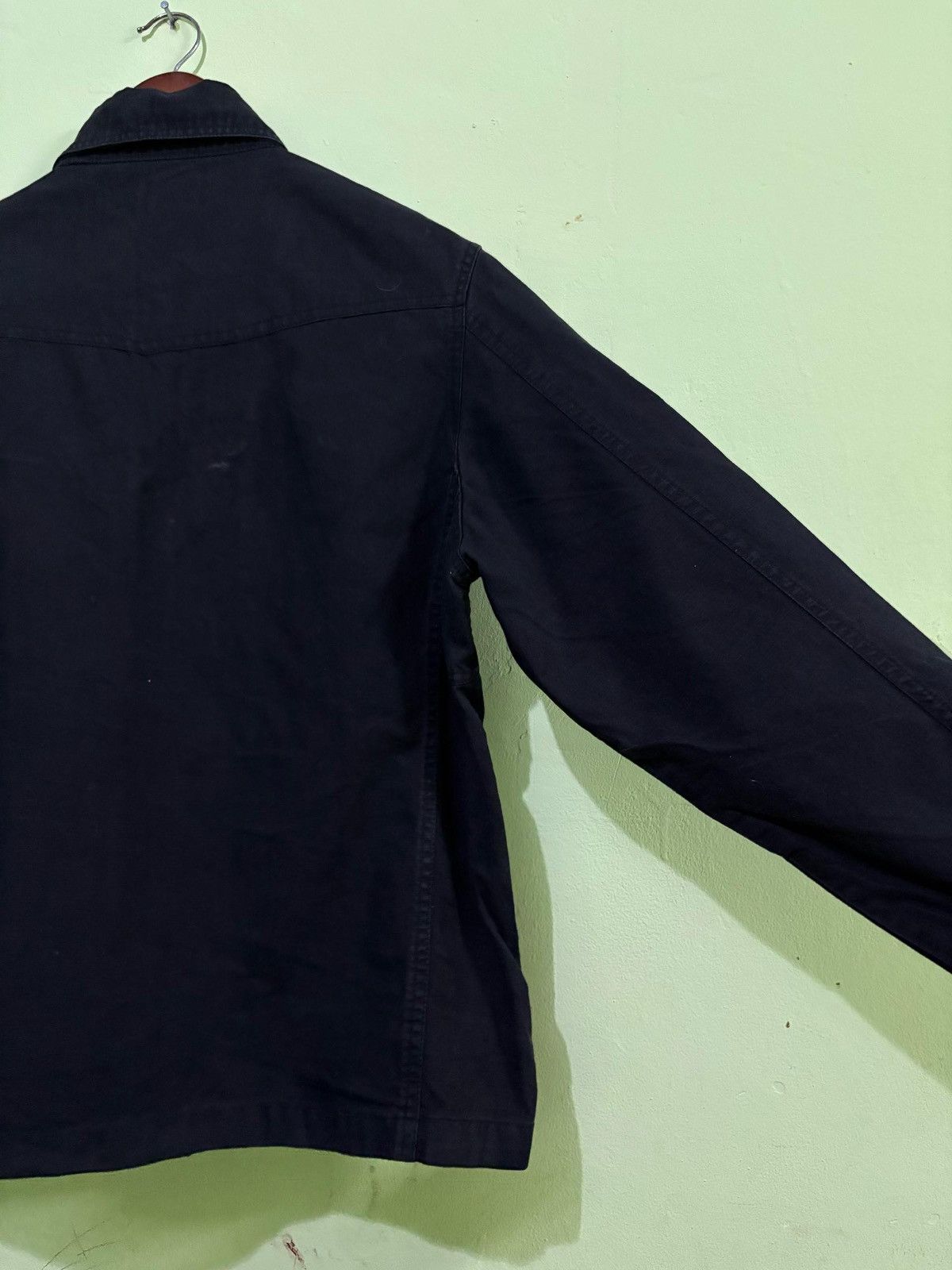 Japanese Brand × Kansai Yamamoto Kansai Jeans Light Jacket Bomber Jacket Black Color Design Size US L / EU 52-54 / 3 - 9 Thumbnail