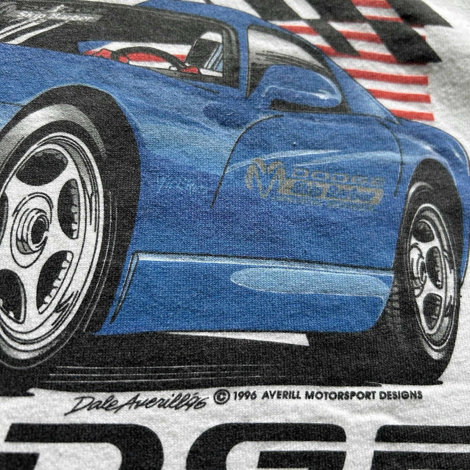 Ford Vintage Dodge Racing Promo T-Shirt XL 90s Fruit Of The Loom Size US XL / EU 56 / 4 - 5 Thumbnail